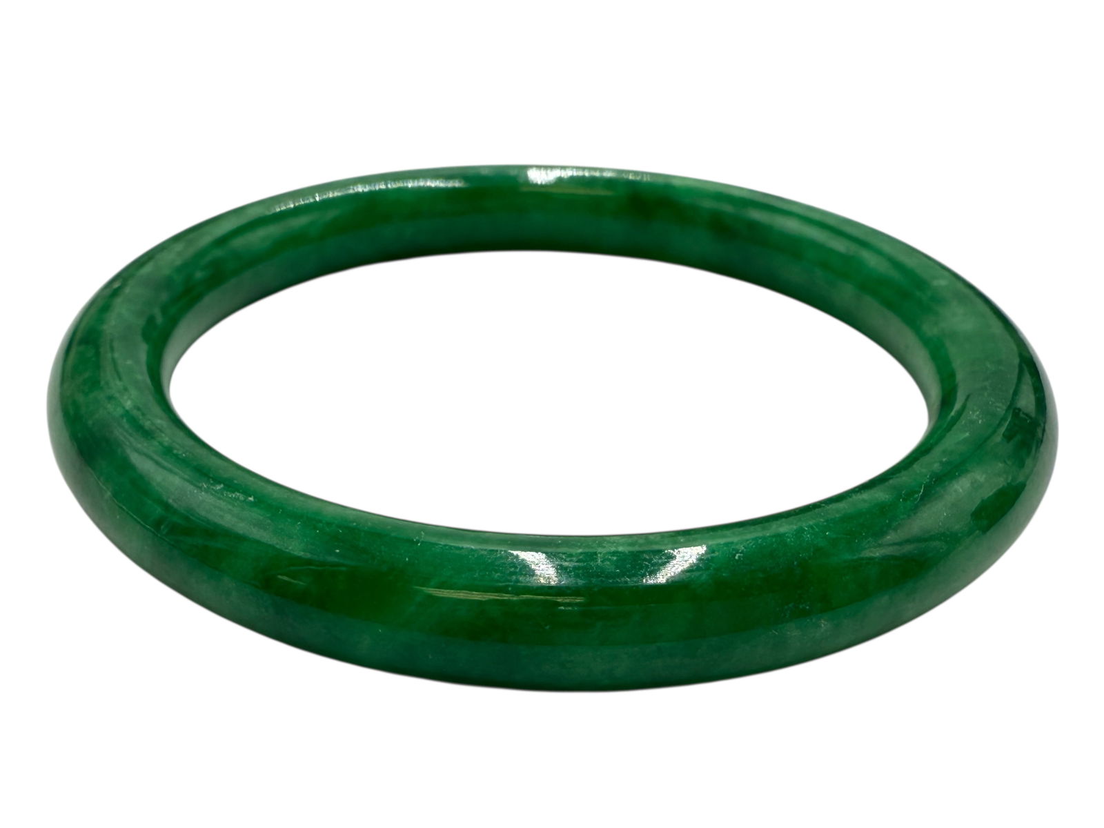 AIGL Certified Natural Jadeite Bangle - 3