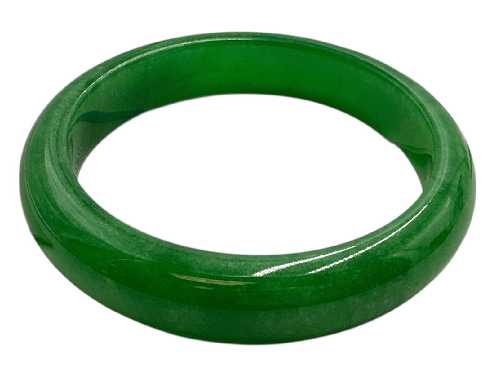 AIGL Certified Natural Jadeite Bangle - 2