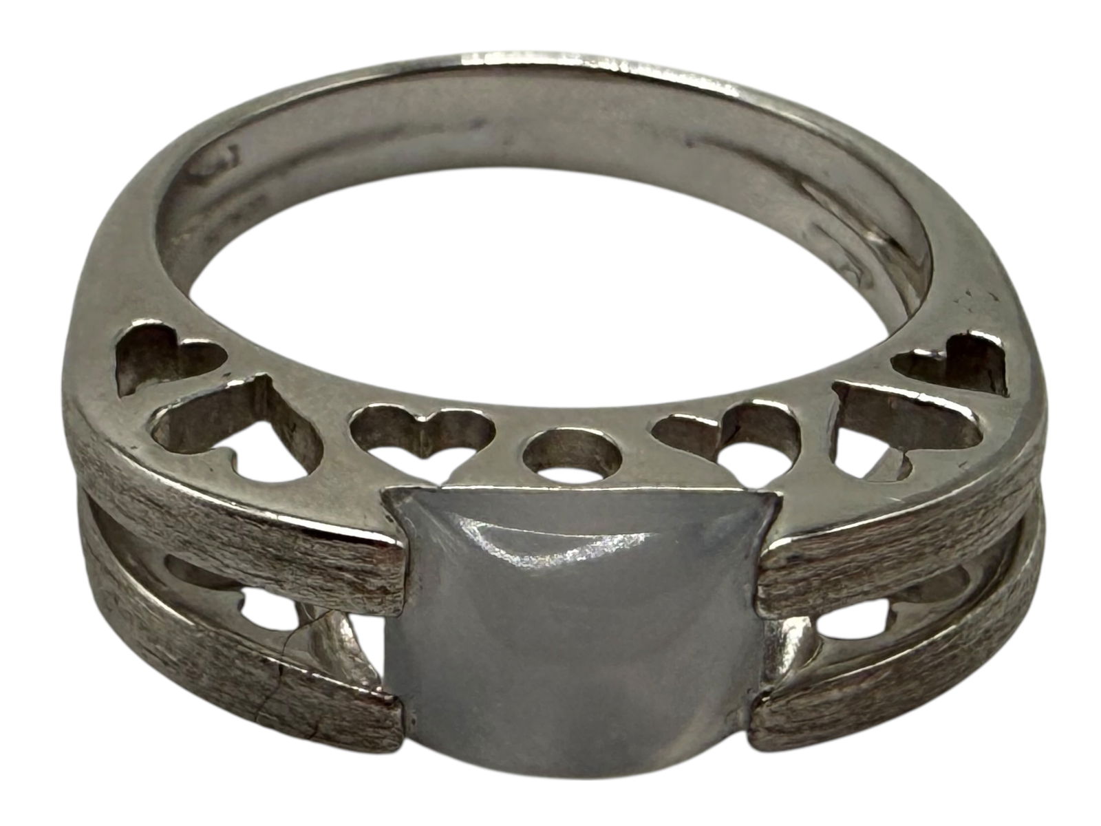 18K Icy Jade Ring: 18K Icy Jade RingSize: 7.5