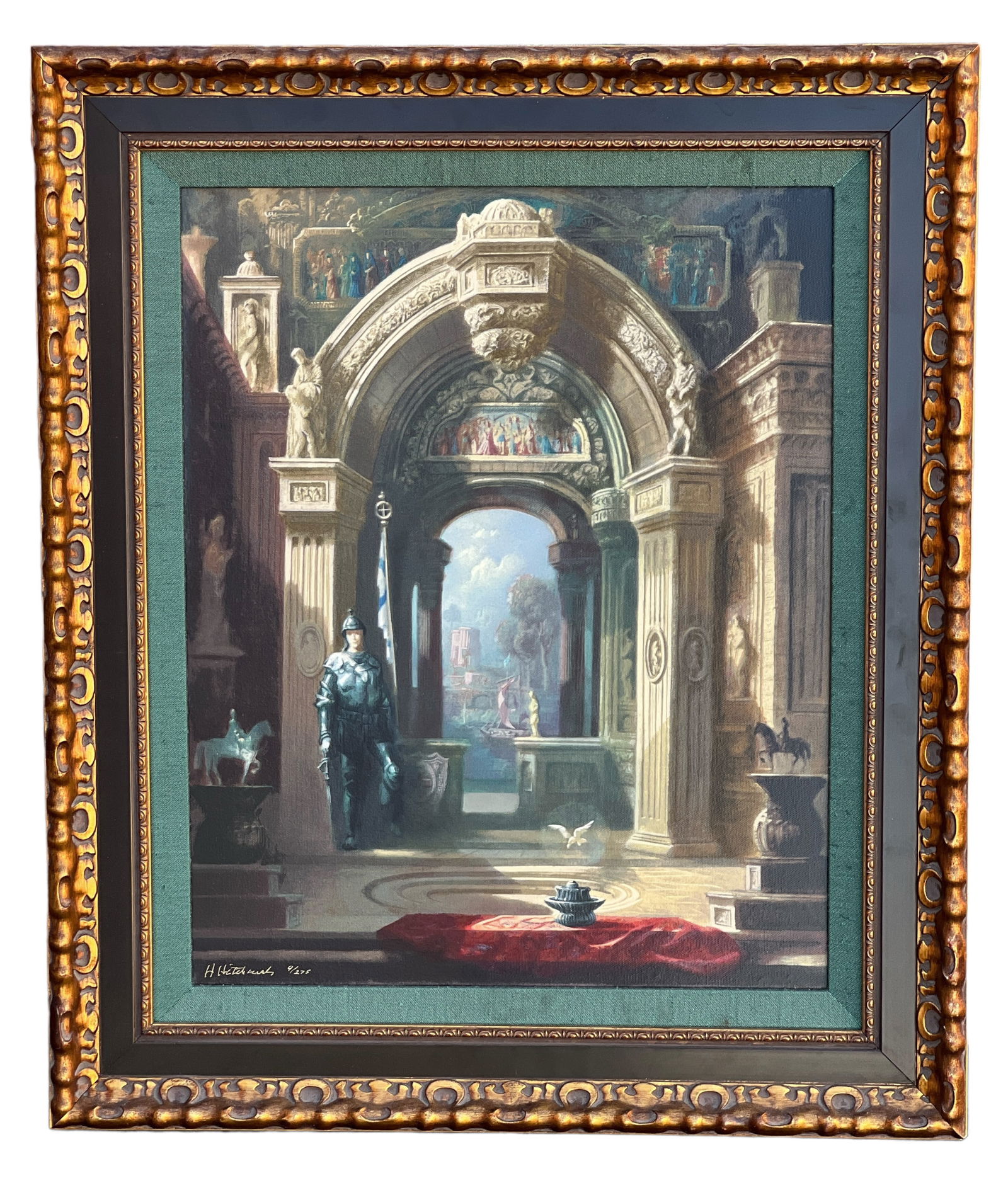 Hitchcock Holy Arch Grail 9/275: Hitchcock Holy Arch Grail 9/275H : 26 1/2 in ( 67.31 cm ) W : 22 1/2 in ( 57.15 cm ) Provenance: Contemporary Masters Gallery In Island in Maui County, Hawaii.