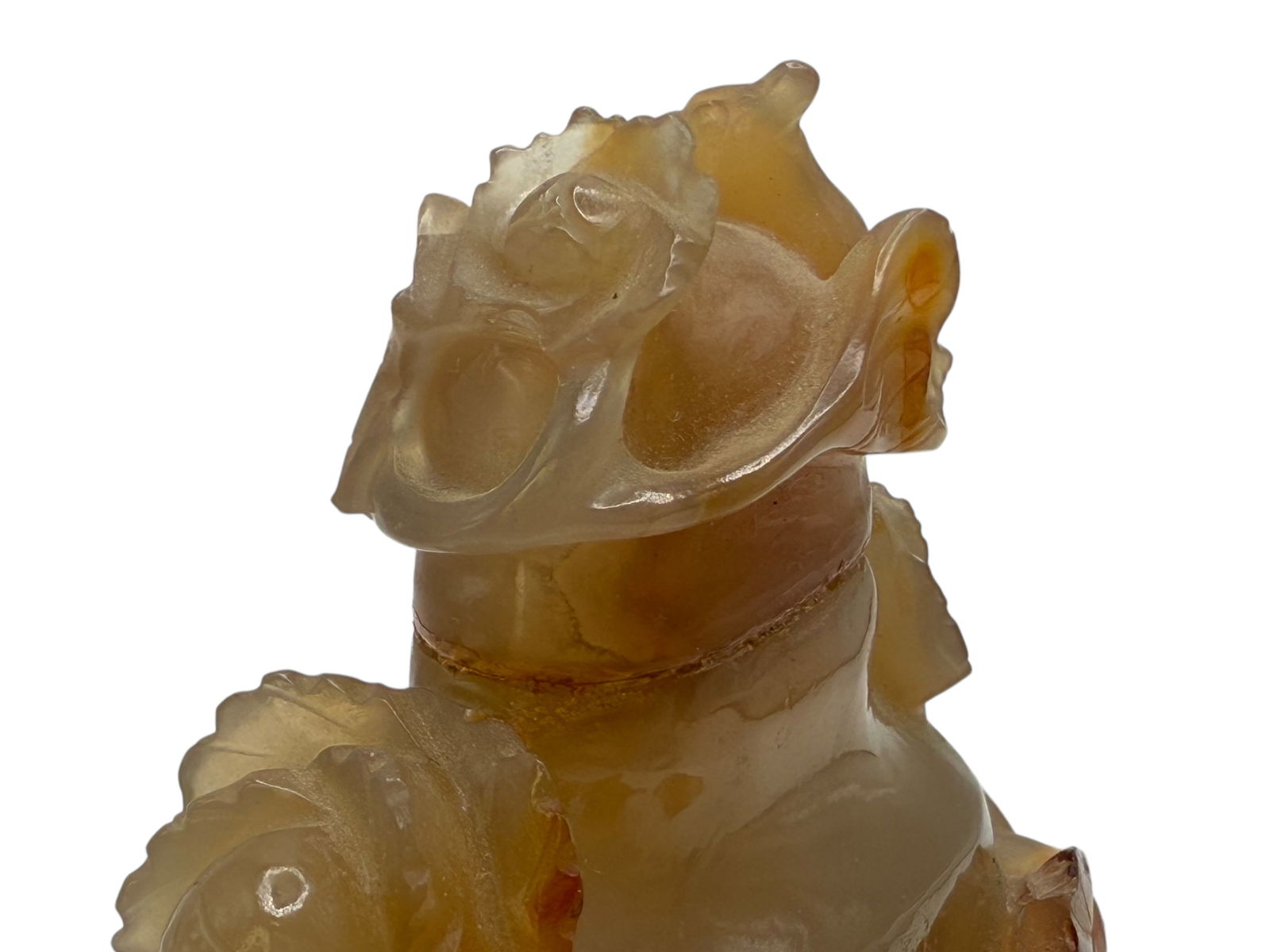 A Carved Natural Agate Vase - 4