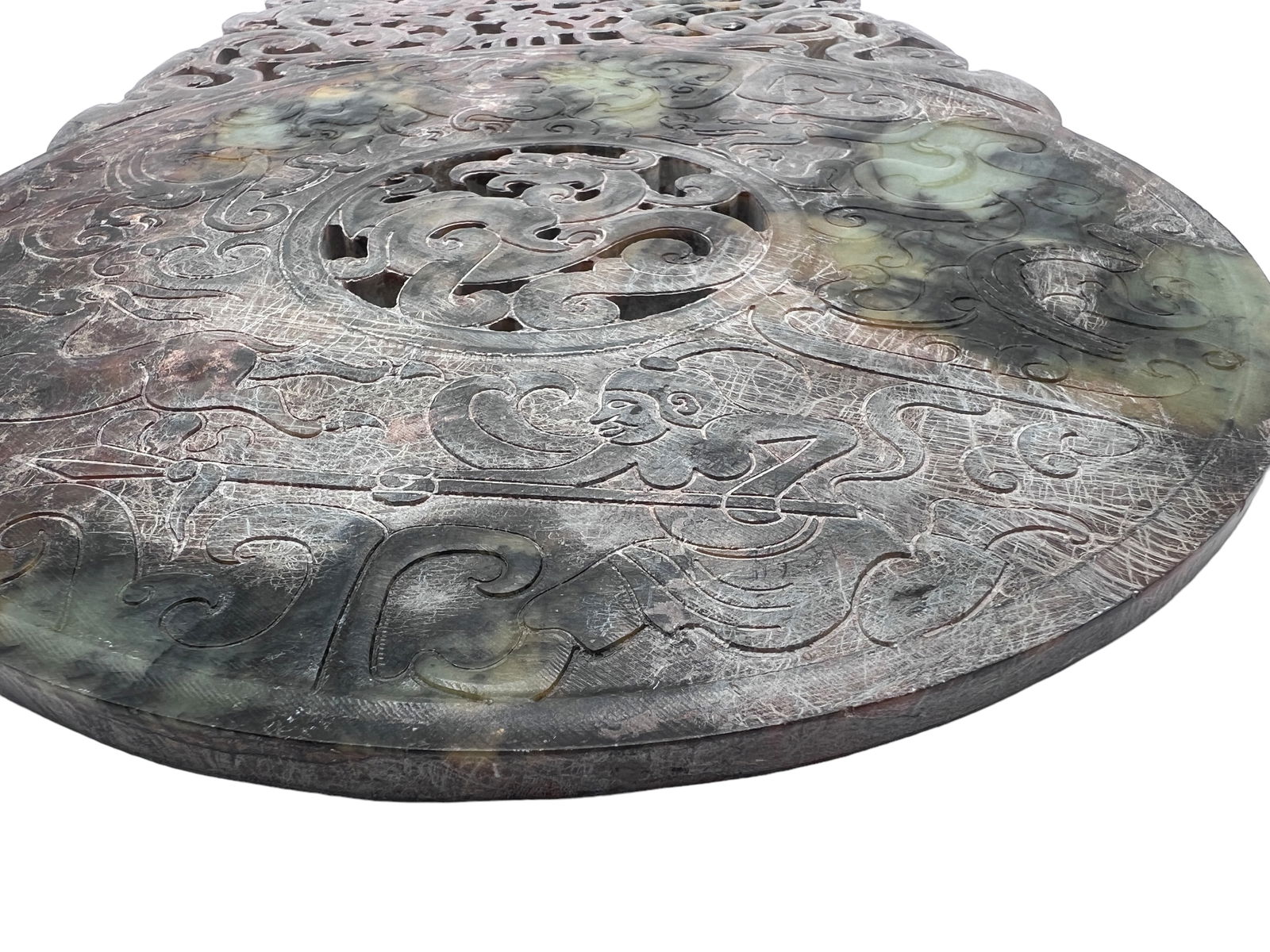 A Large Chinese Jade BI - 6