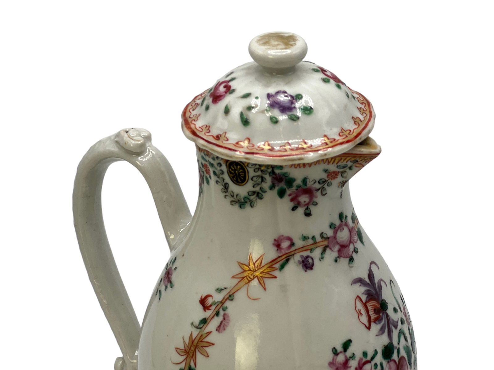 Chinese Export Porcelain Tea Pot - 2