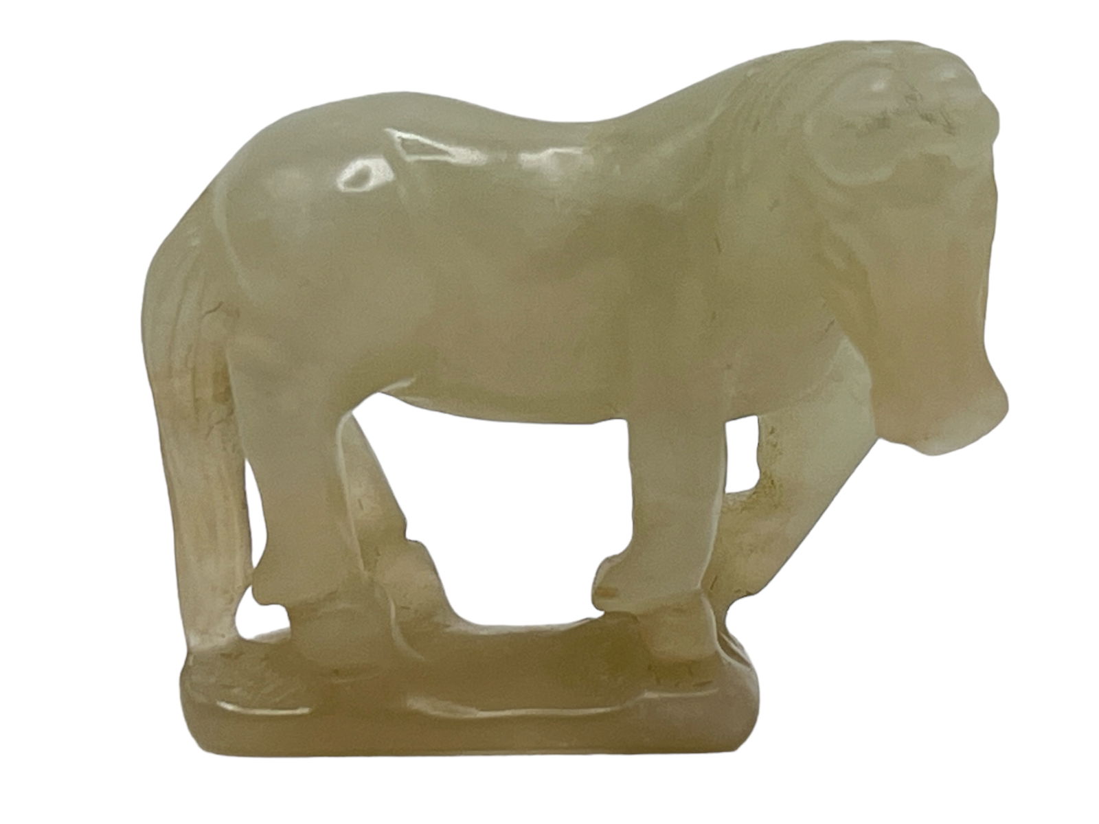 Jade Horse: Jade HorseH: 1 1/2 inches ( 3.81 cm) W: 1 3/4 inches (4.45 cm)