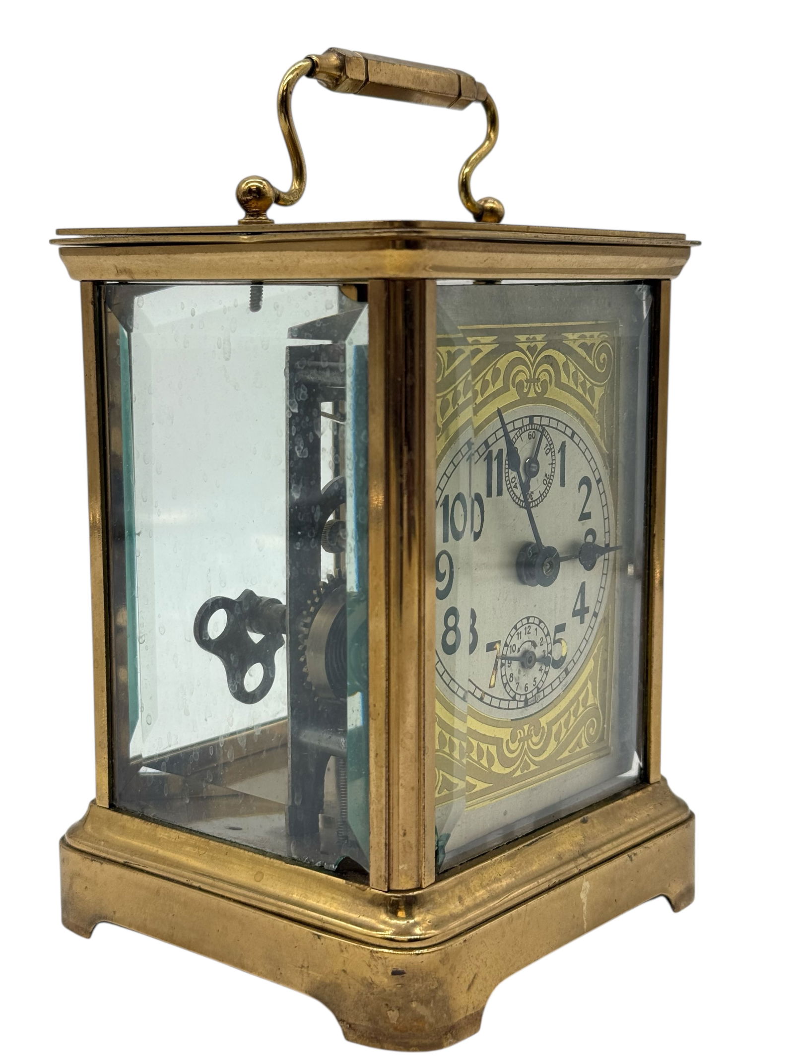 A Brass Carriage Clock - 2