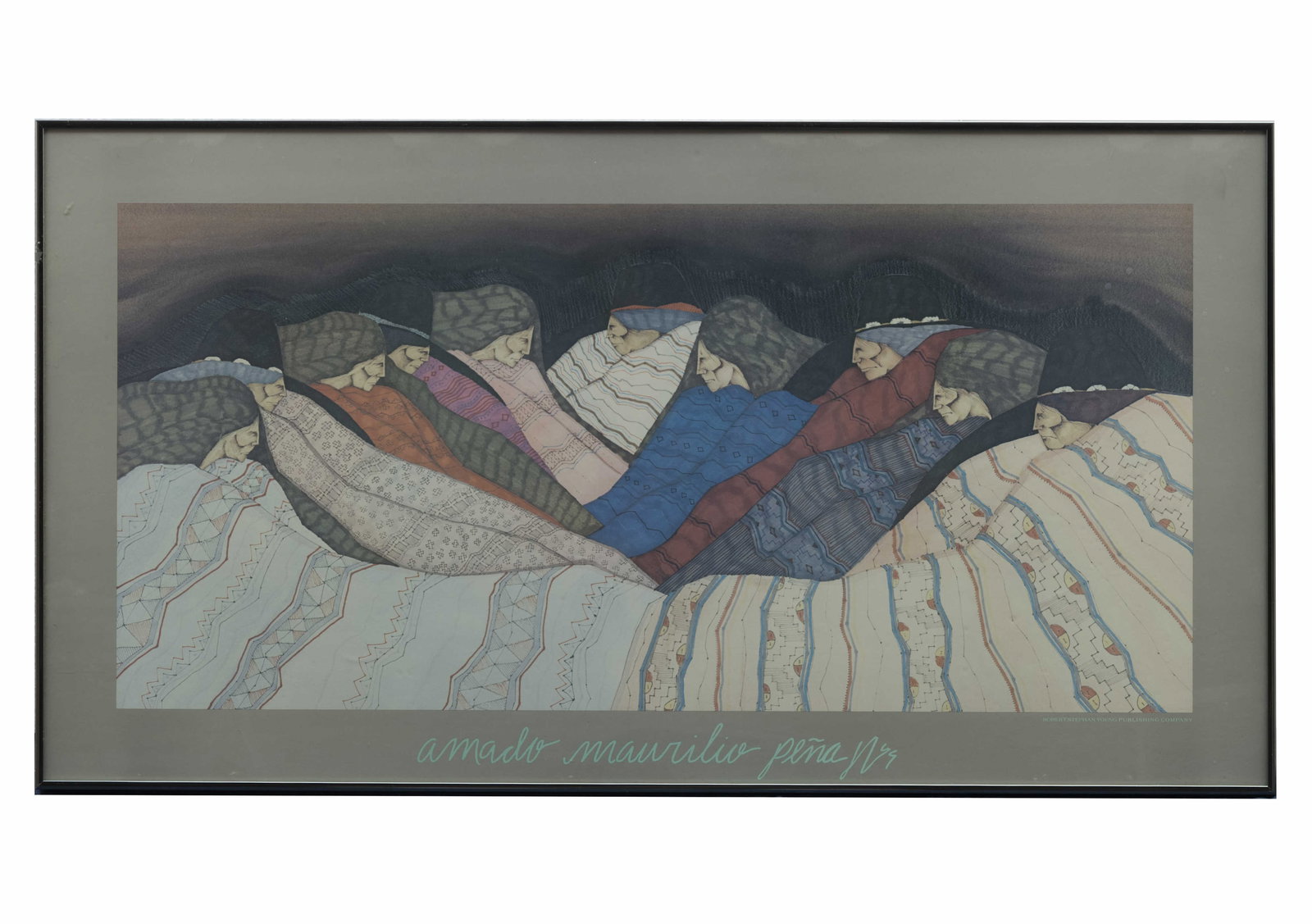 Vtg Amado Maurillo Pena Poster: Vtg Amado Maurillo Pena PosterH: 21 1/4 inches W:39 1/4 inches