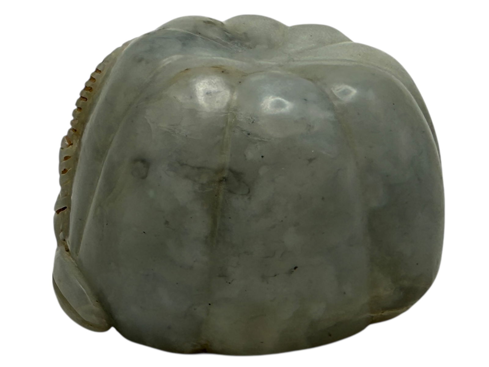 A Chinese Carved Jade Lotus Root - 2