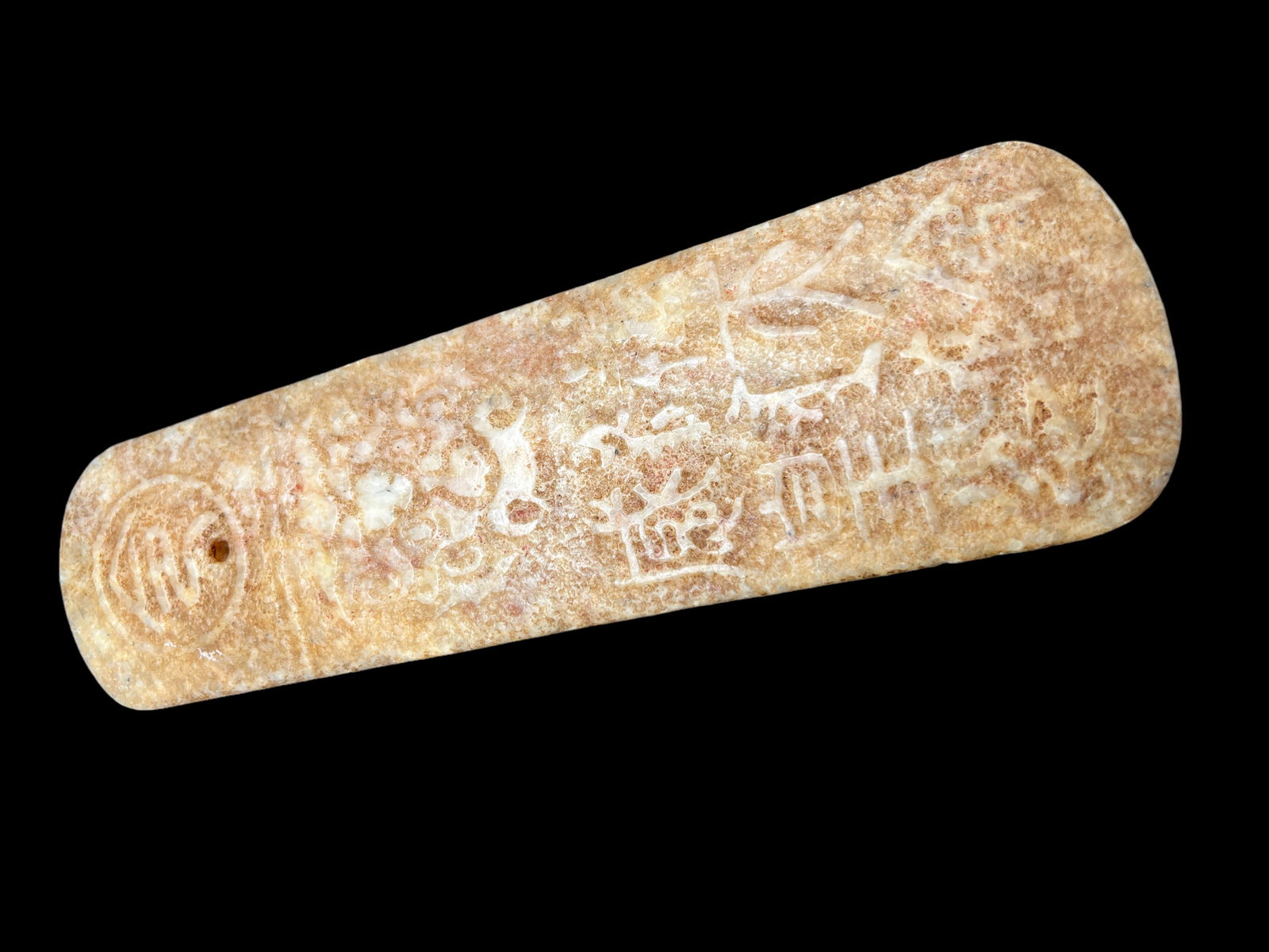 A Jade Nephrite Stone Ceremonial Blade, GUI - 4