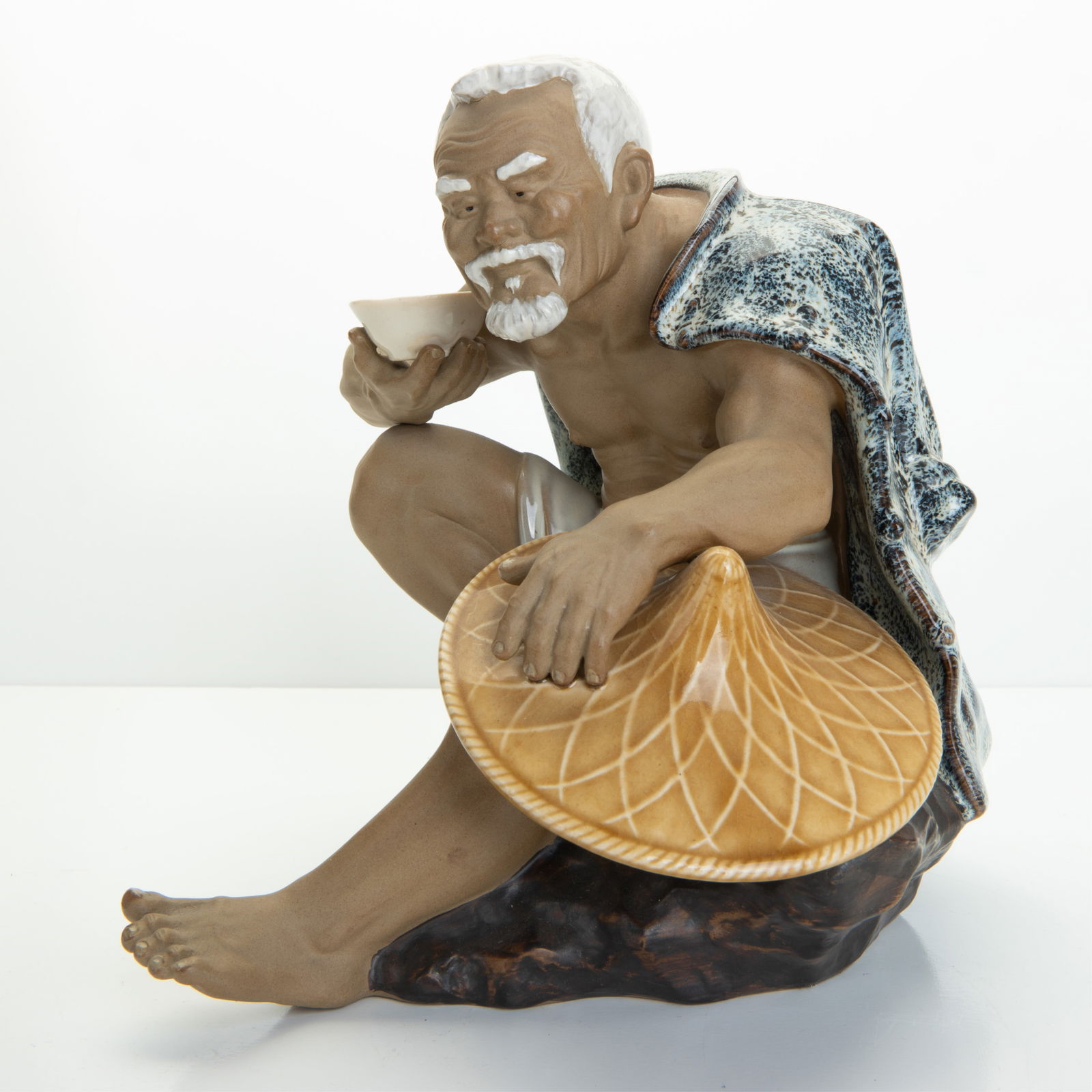 CHINESE CERAMIC MAN FIGURE - 2