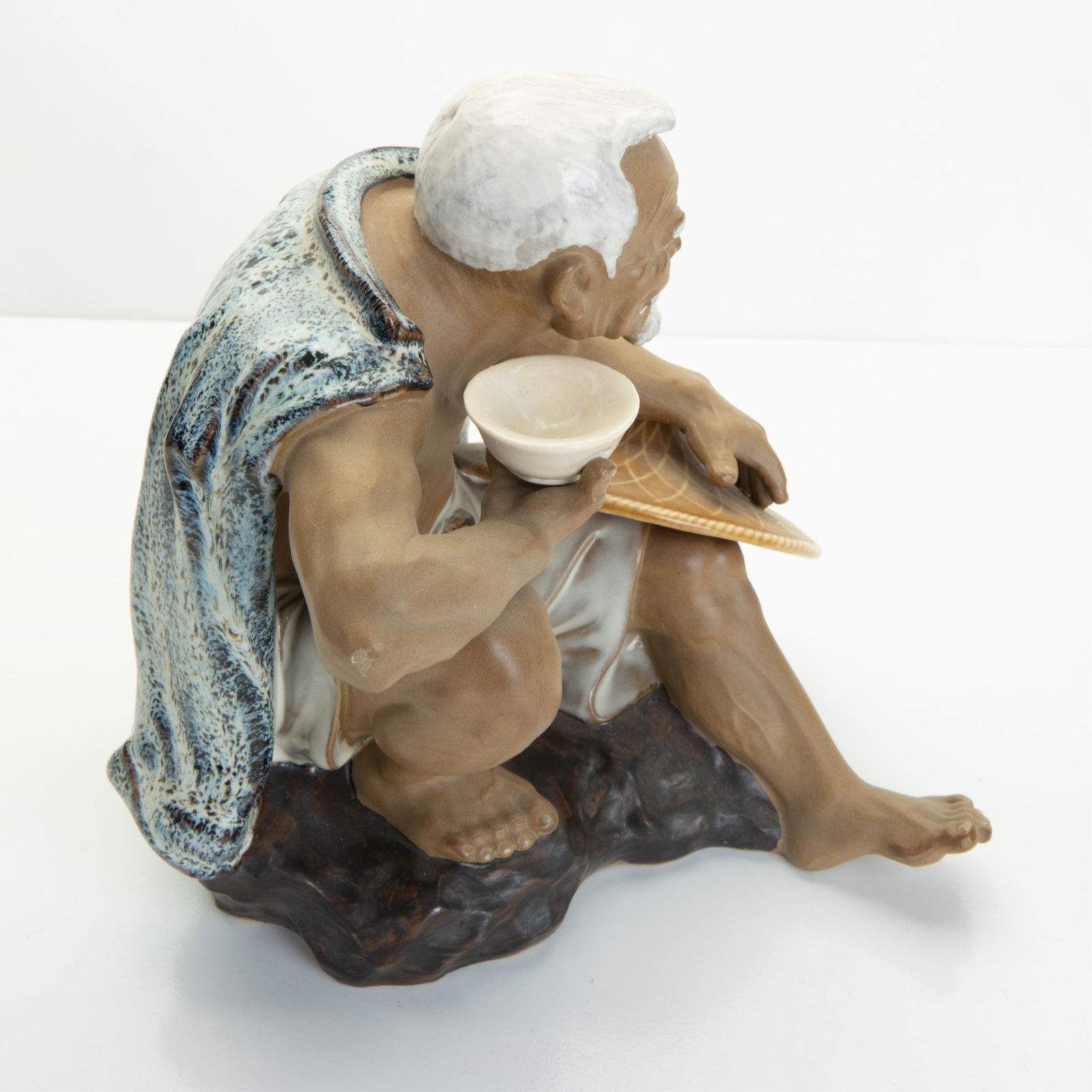 CHINESE CERAMIC MAN FIGURE - 4