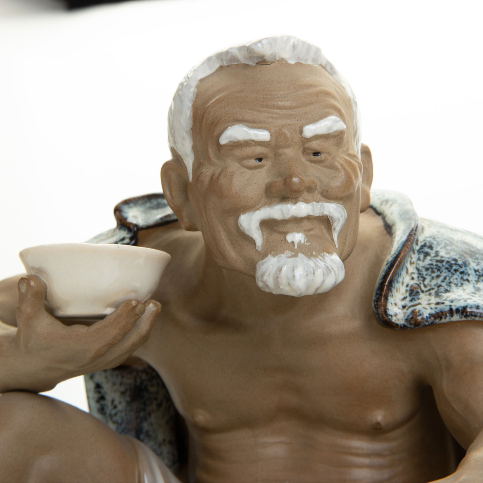 CHINESE CERAMIC MAN FIGURE - 5