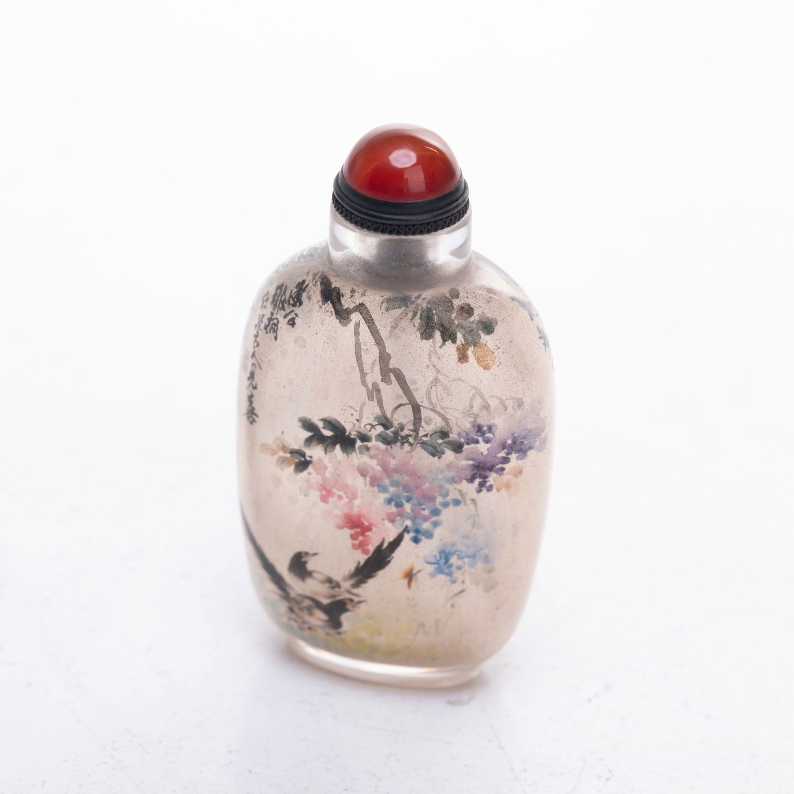 Chinese Inside-Painted Glass Snuff Bottle - 3