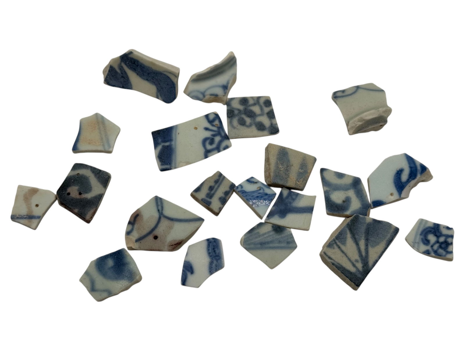 Group Chinese Blue and White Porcelain Pieces (1 of 4)