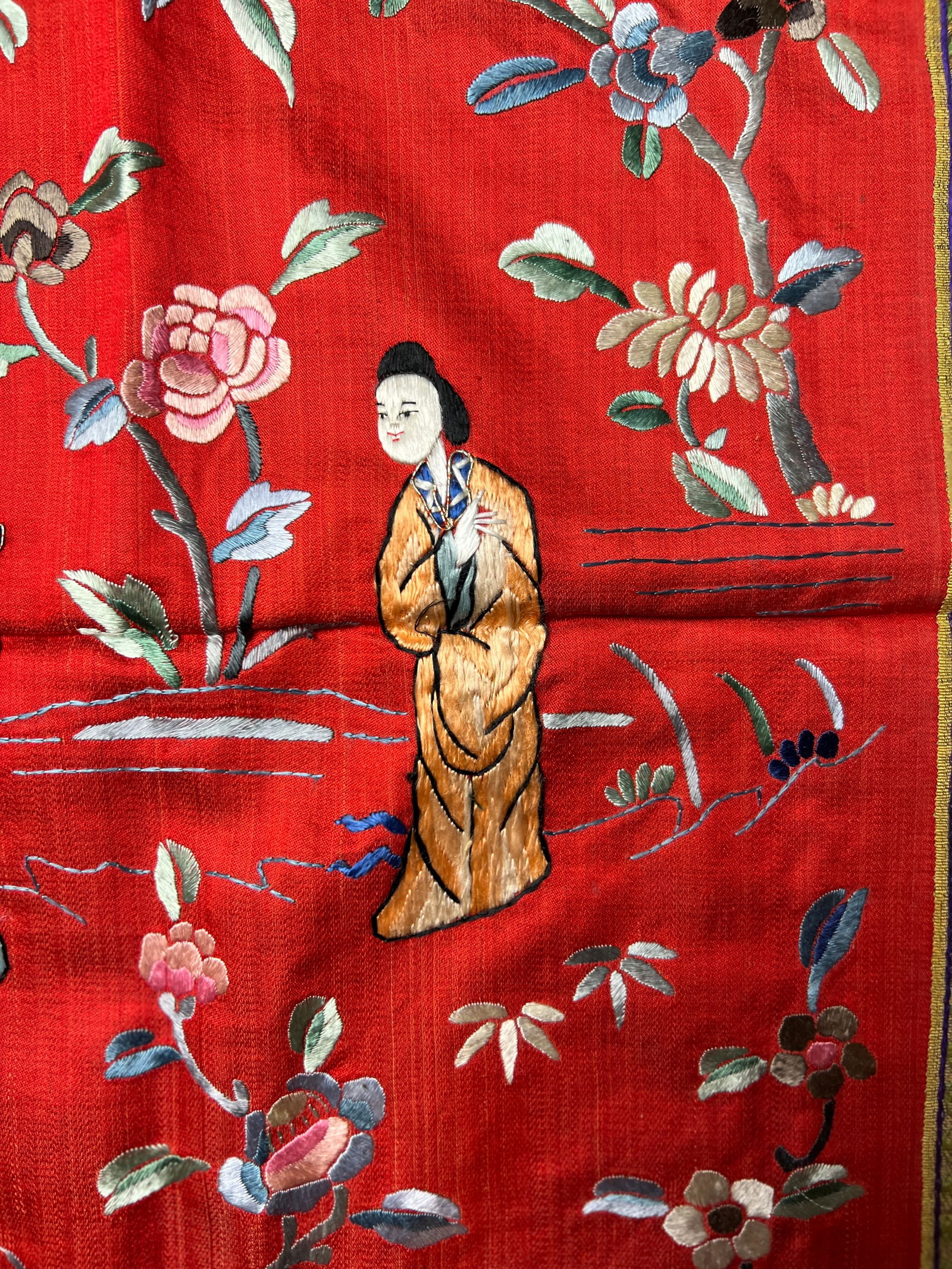 Chinese Silk Embroidery Panels - 5