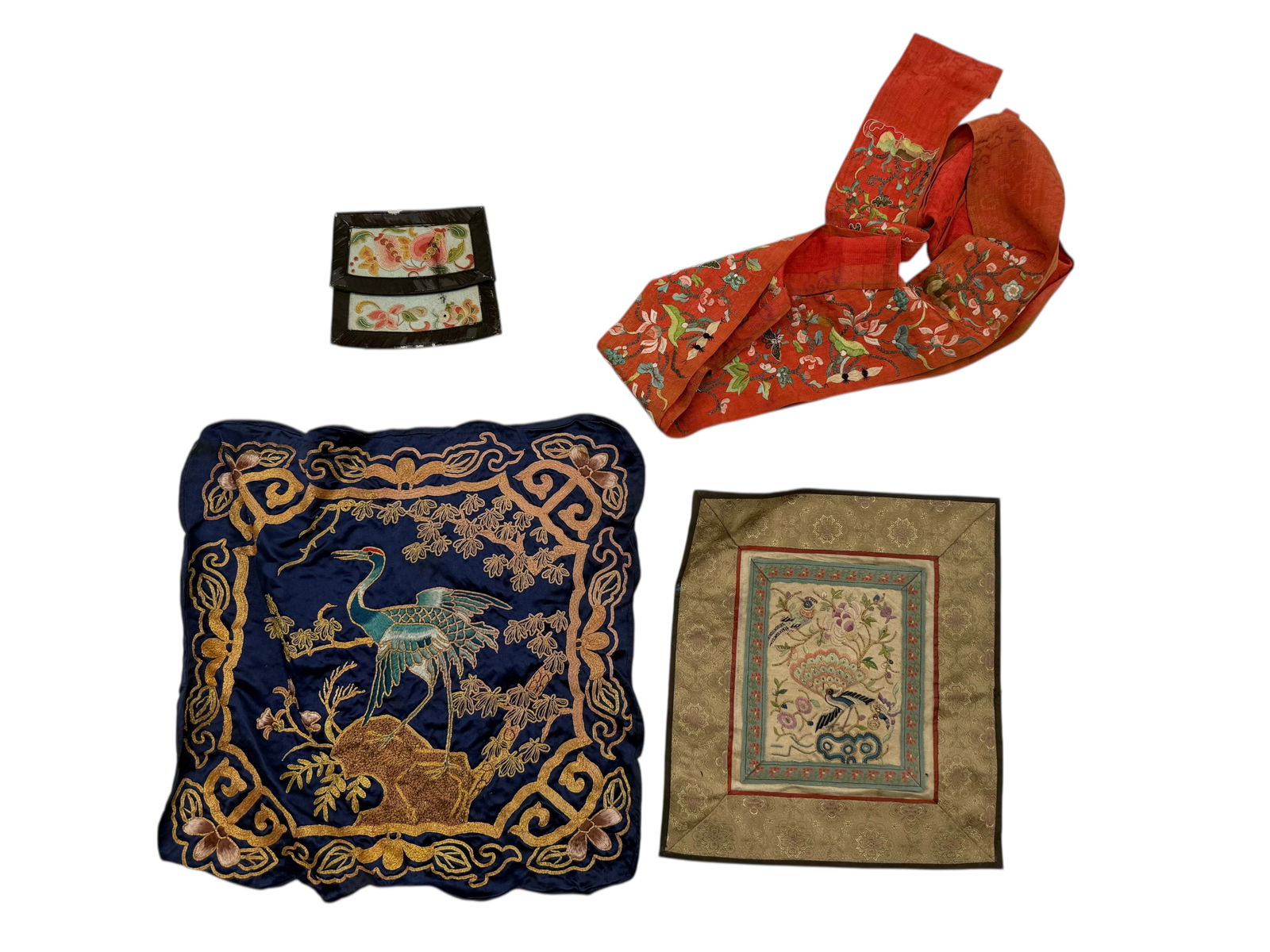 A Group of Chinese Embroidered Textiles (1 of 7)