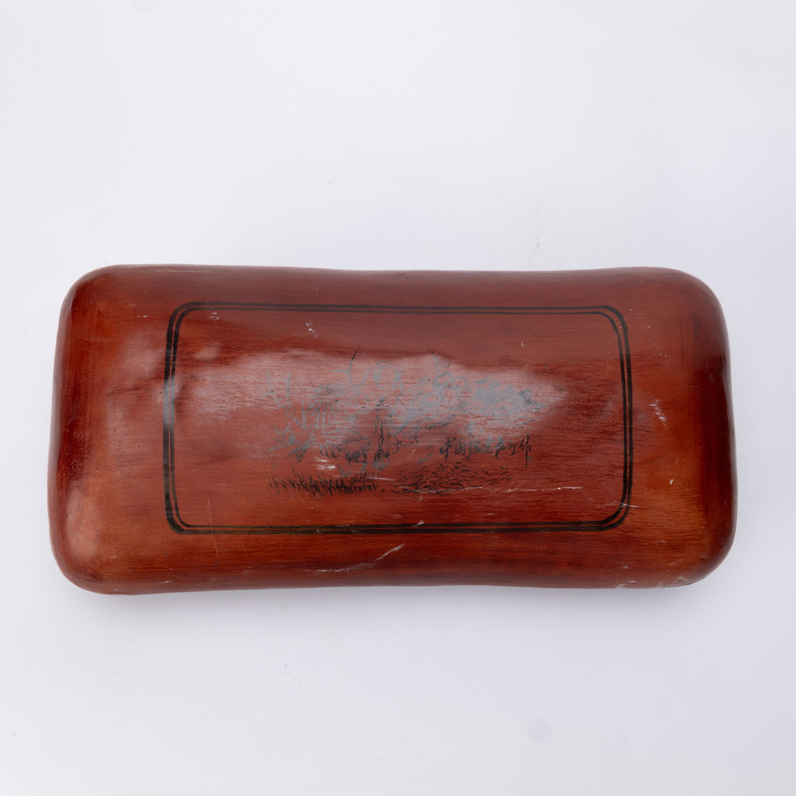 Chinese Lacquered Pillow - 2