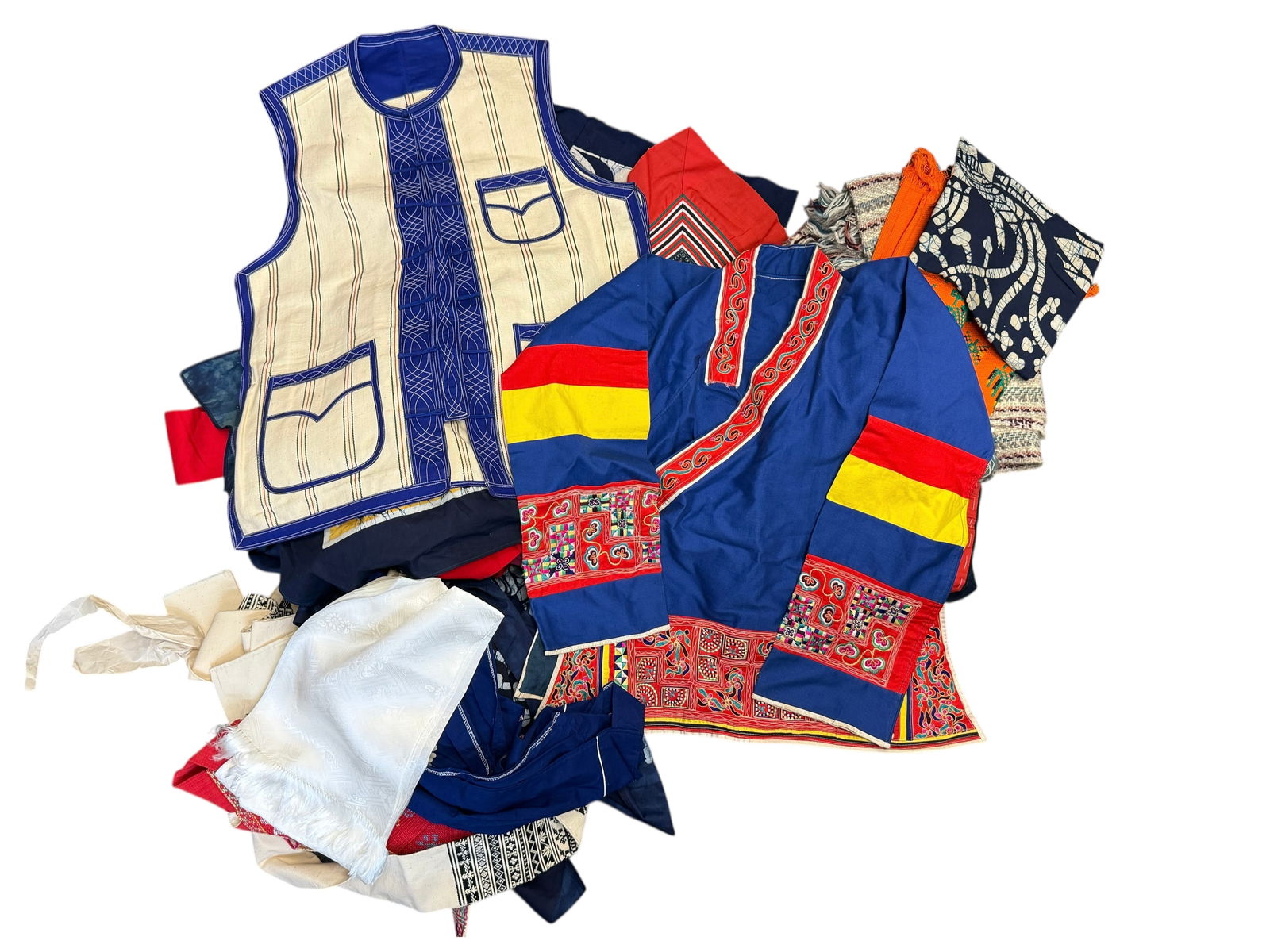 Lot of Vintage Asian Ethnic Textiles & Traditional (1 of 12)