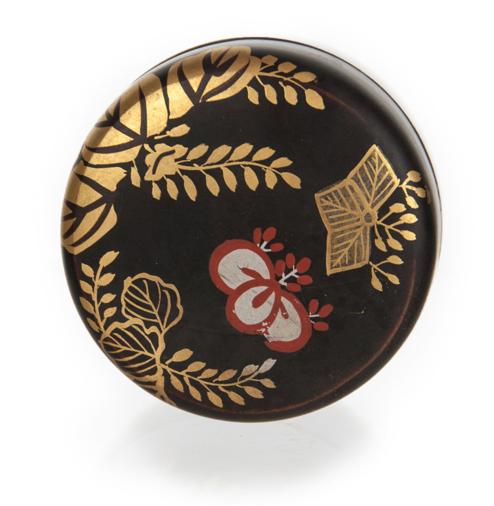 JAPANESE LACQUER TEA CADDY - 2