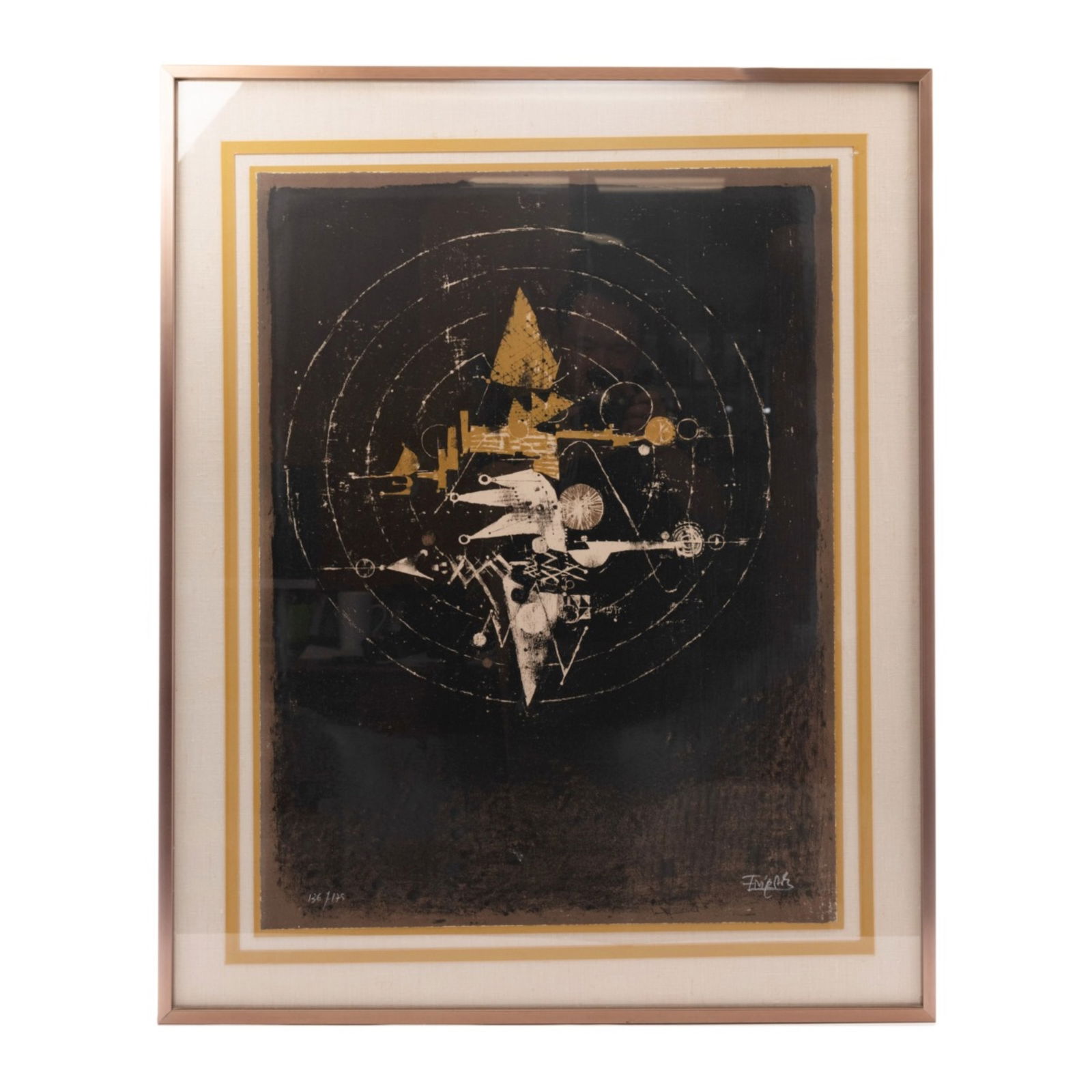 JOHNNY FRIEDLAENDER LITHOGRAPH: JOHNNY FRIEDLAENDER LITHOGRAPHSigned/numbered - #136 /175 H:37.5in(95.2cm) W:30in(76.2cm)