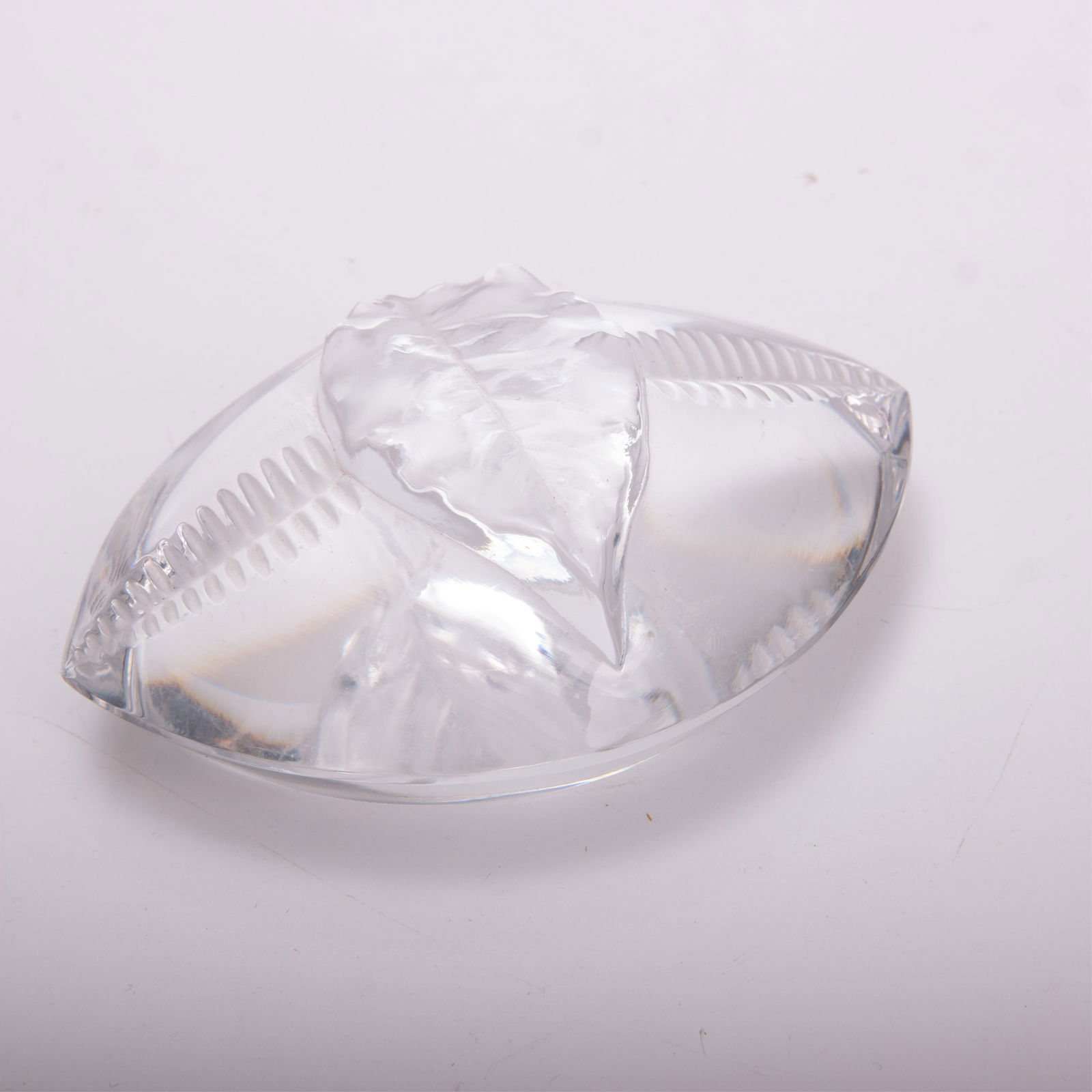 Lalique Leaf Paper Weight - 5