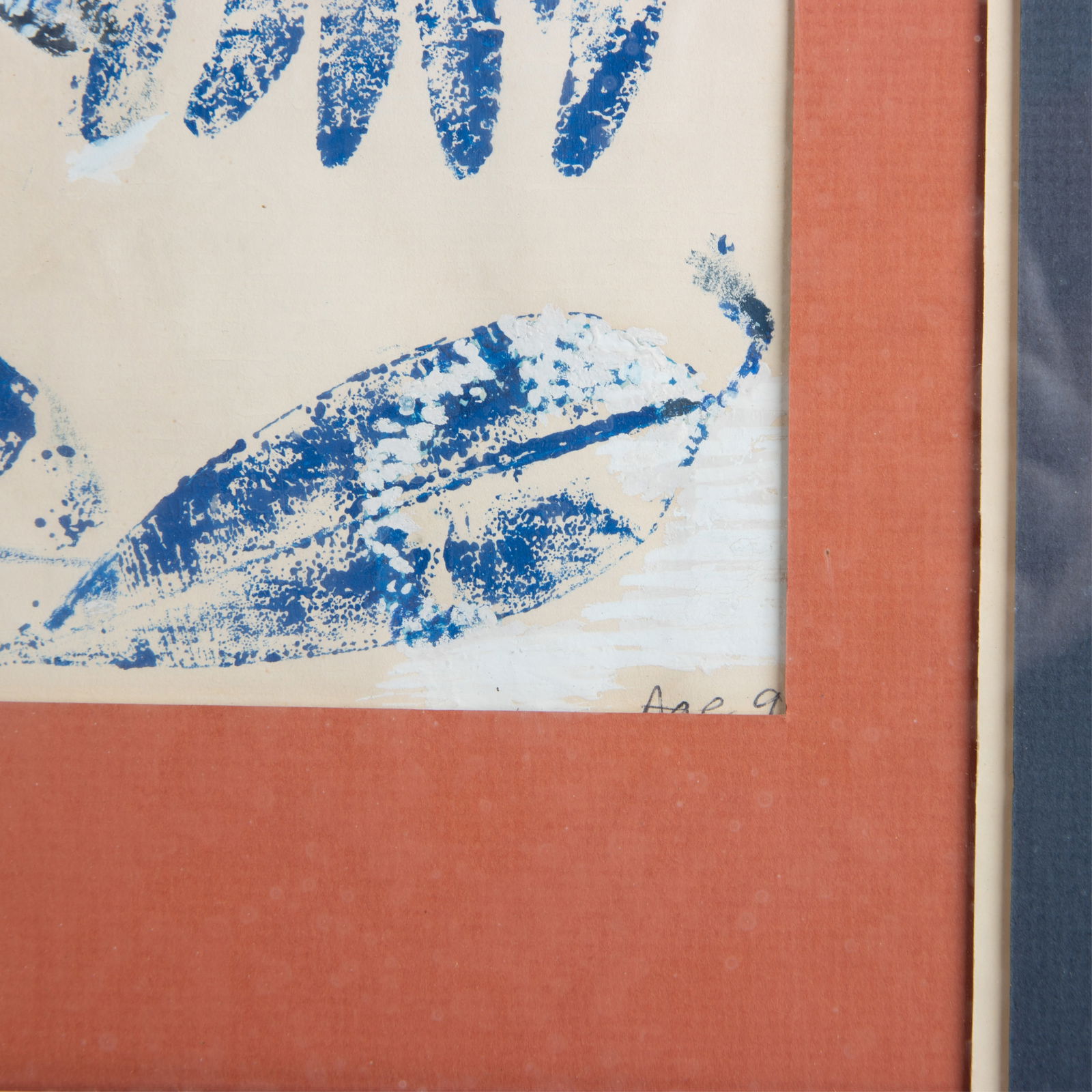 FRAMED LEAF PRESSED ART - 5