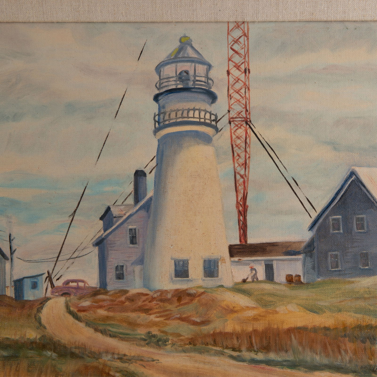 TWO FRAMED PAINTING, G NELSON AND UNSIGNED - 6