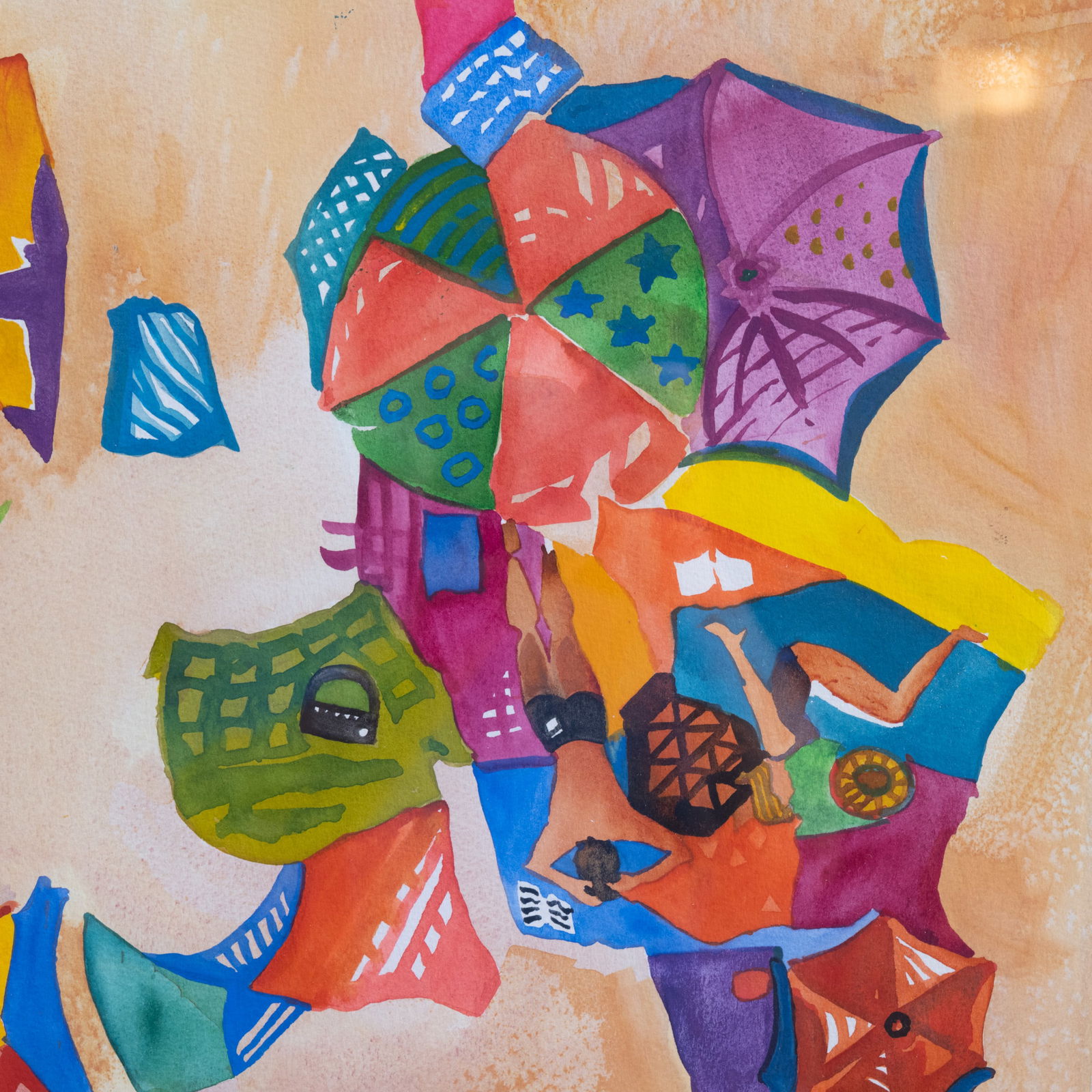 FRAMED WALL ART, SIGNED - 2