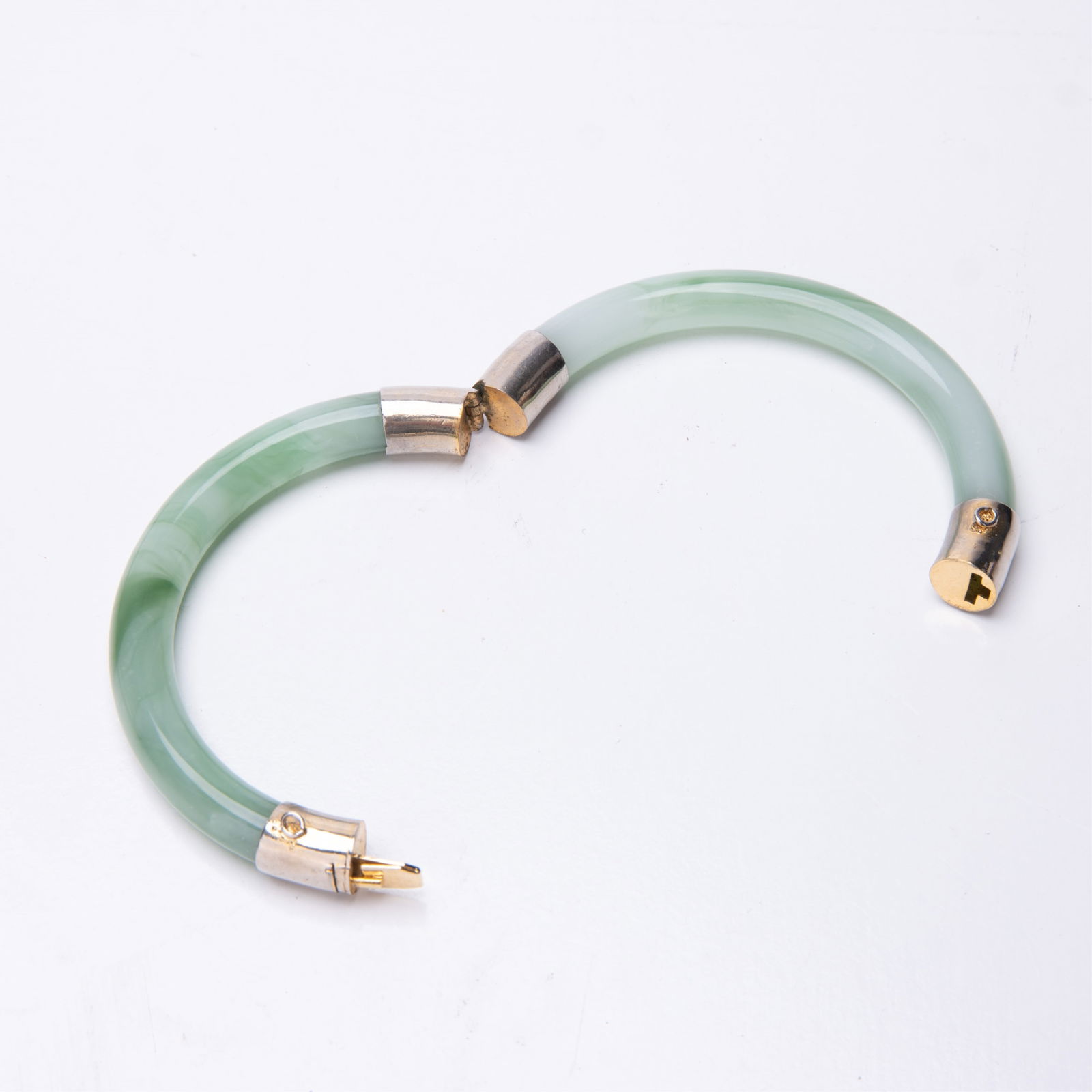 JADE HINGED BANGLE - 6