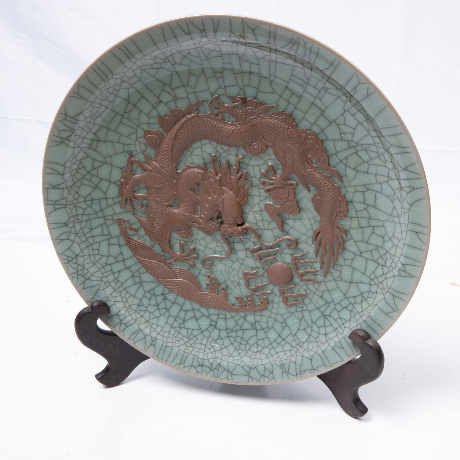 Large Chinese Ge-Type Dish - 2