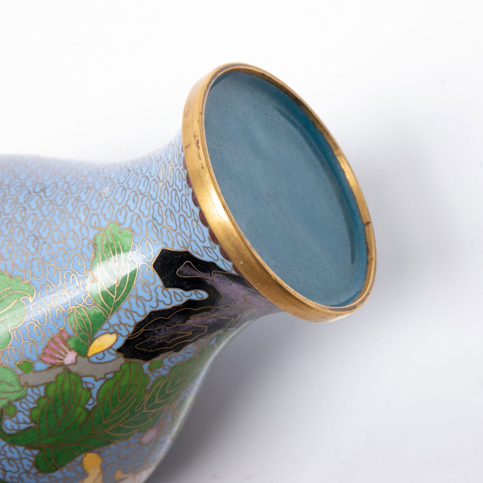 Chinese Cloisonne Vase - 4