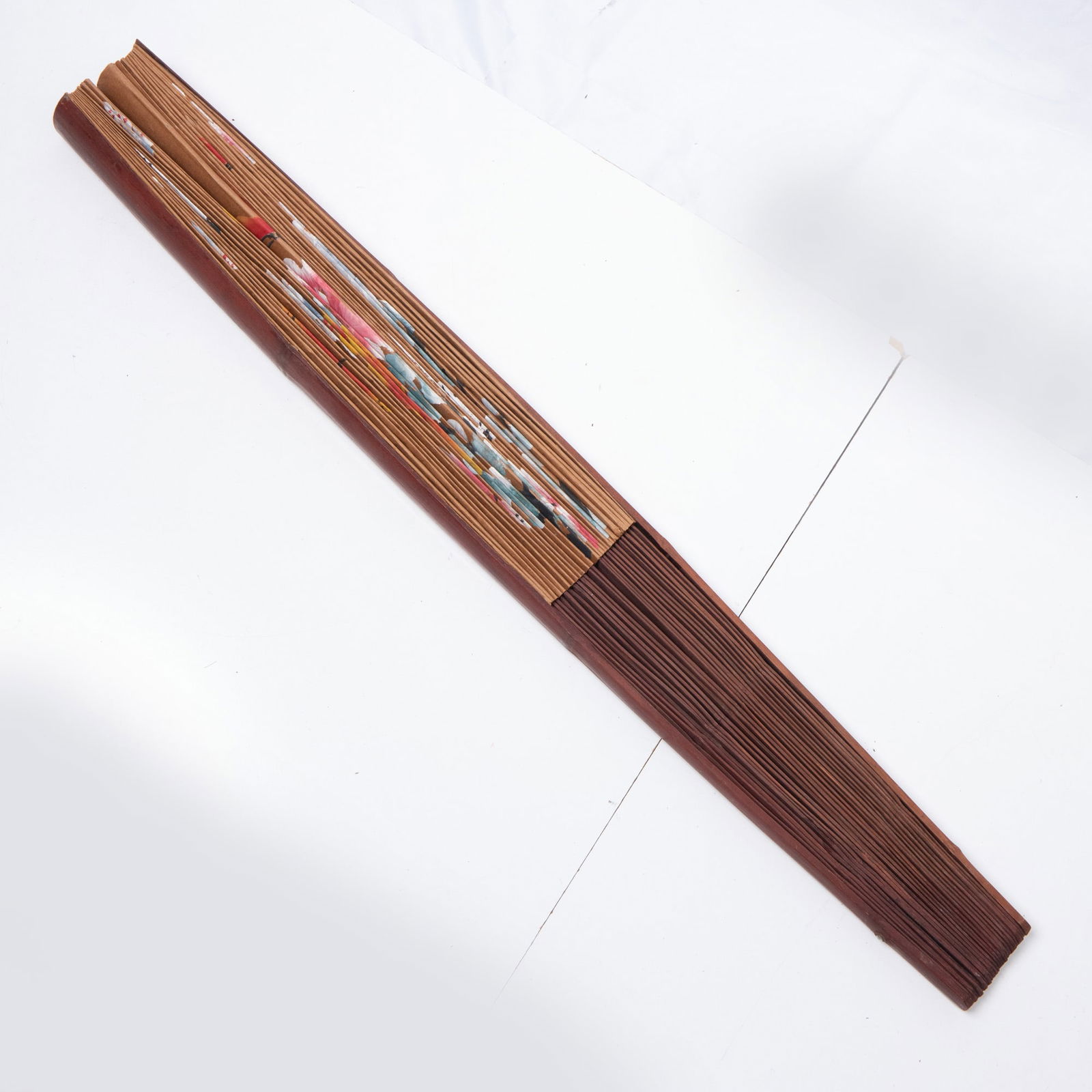 LARGE DECORATIVE FOLDING CHINESE FAN - 6