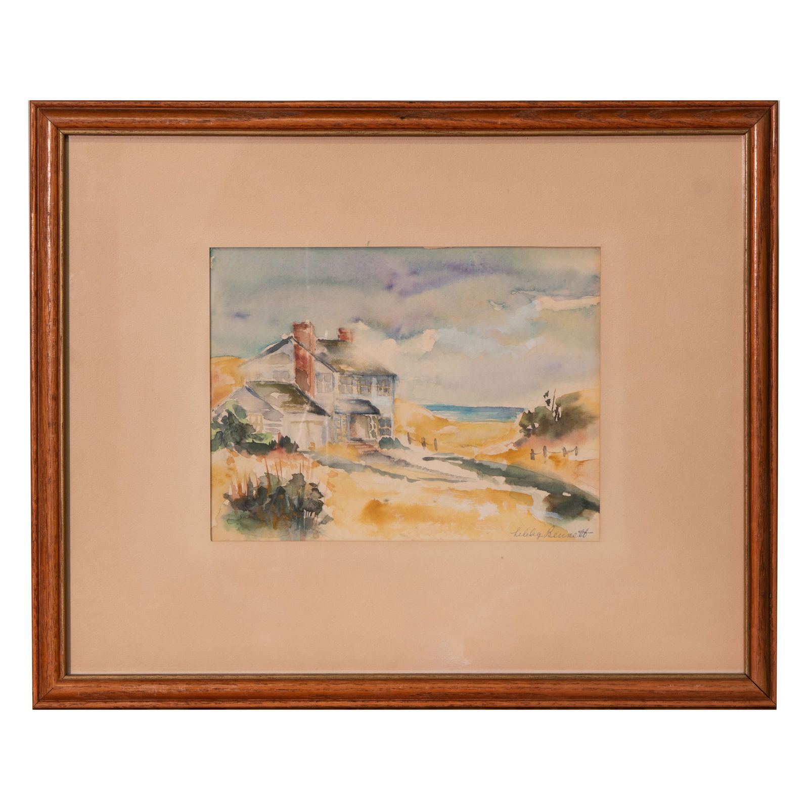 Signed Water Color Landscape Framed Art (1 of 10)
