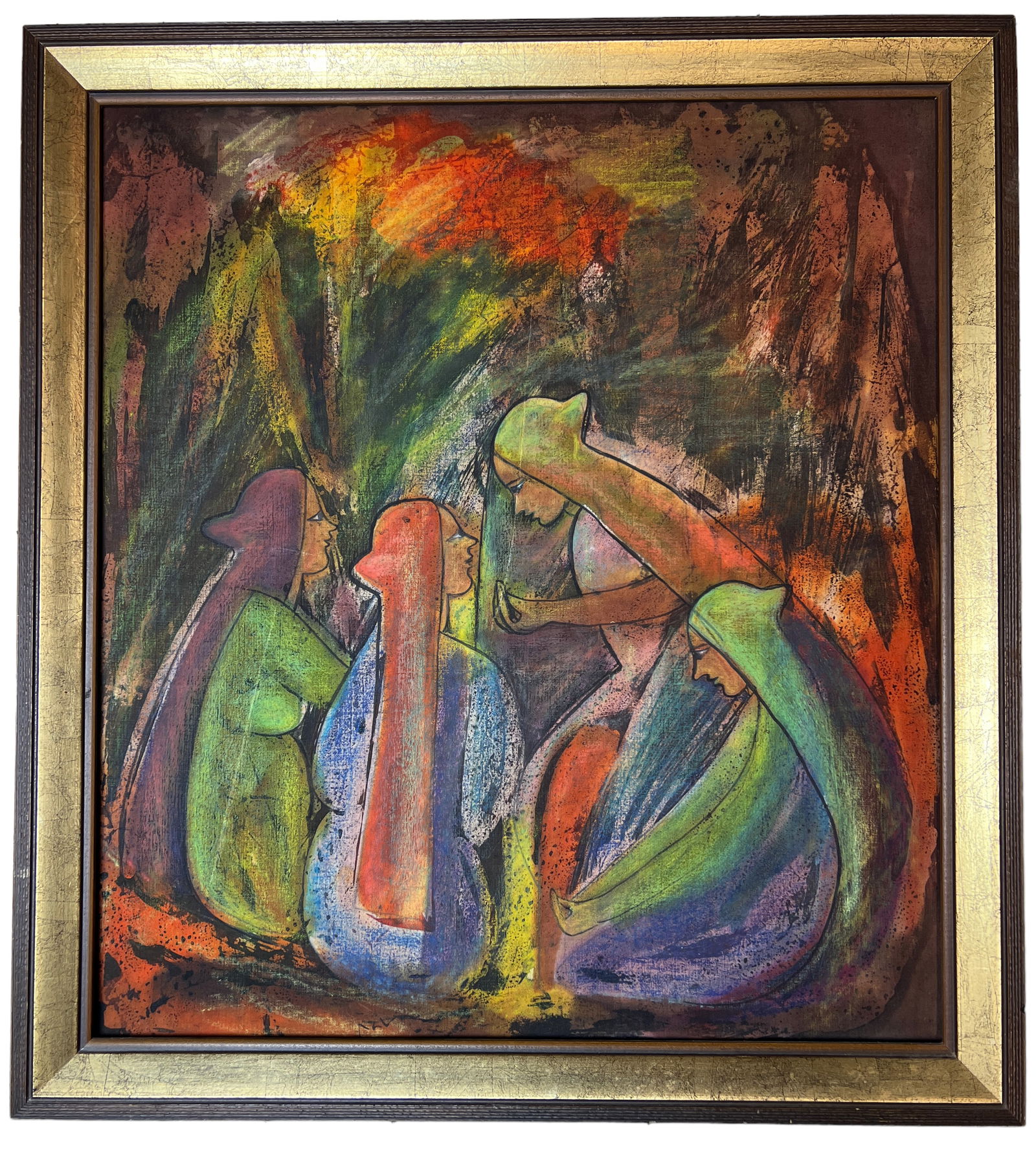 Unknown Artist, Oil Painting On Board (1 of 5)