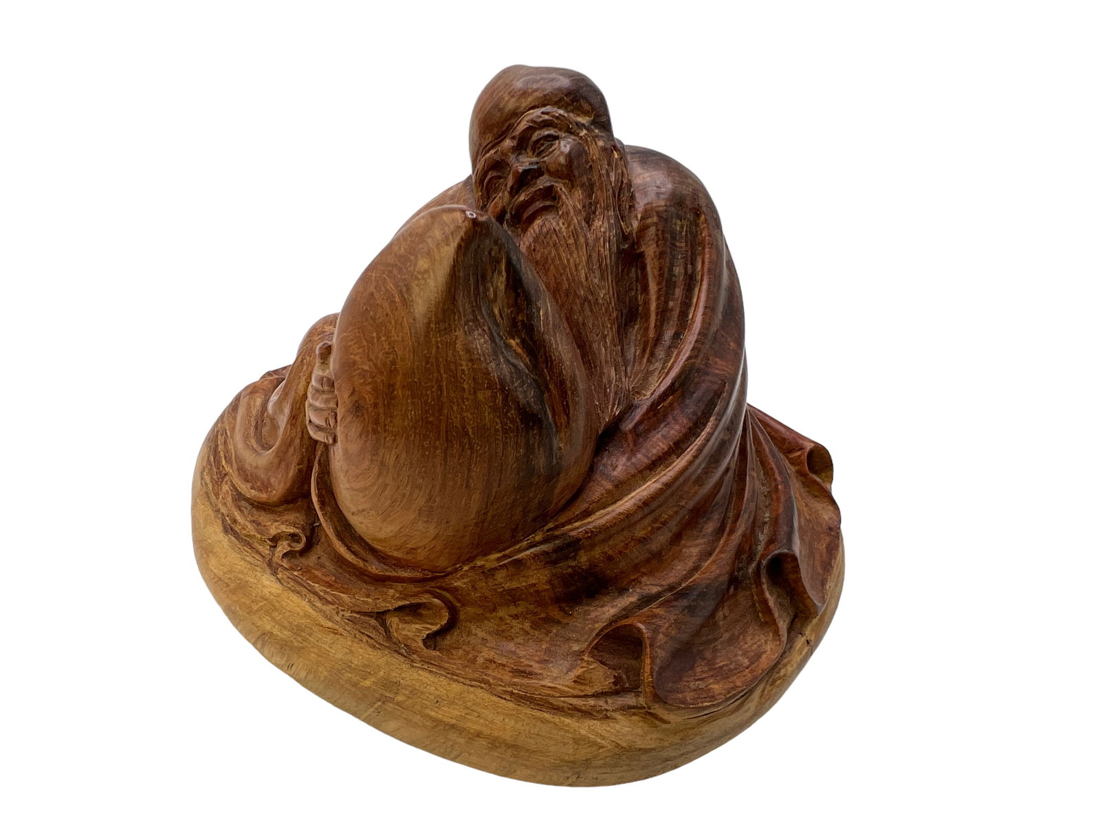 Chinese Wood Carved Figure Of Old Man "Shou" (1 of 5)