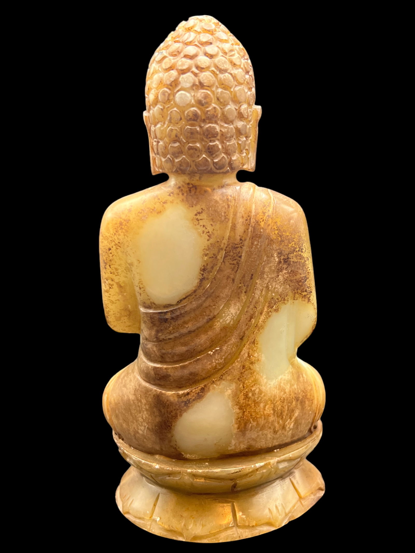 Carved Nephrite Stone Buddha - 7