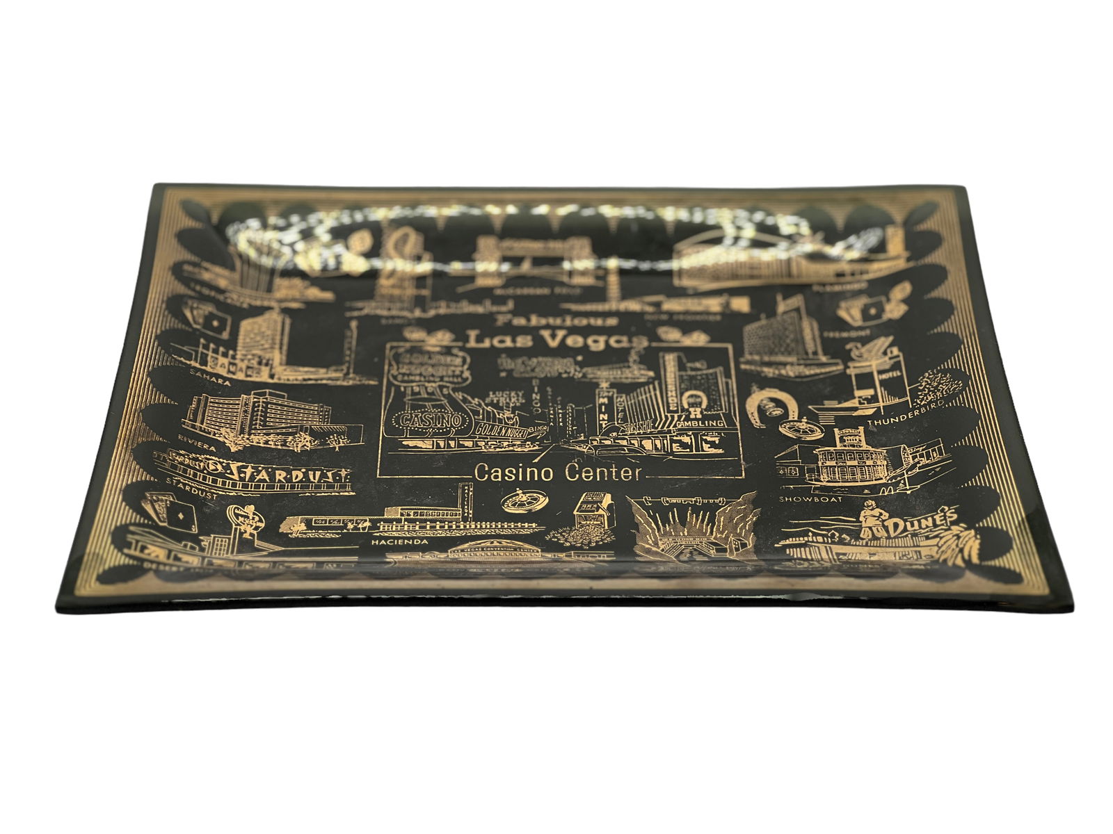 Glass Dish "Las Vegas" - 2
