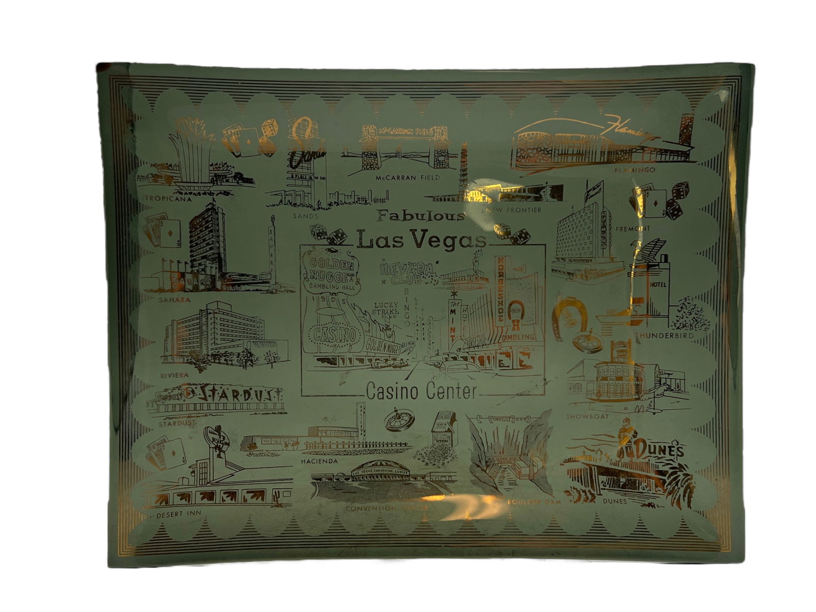 Glass Dish "Las Vegas" - 3