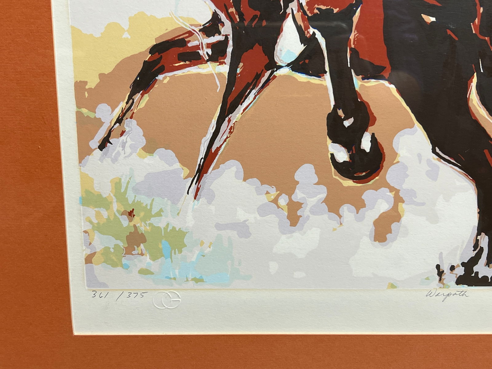 Signed McCauley Western Lithograph Print - 7