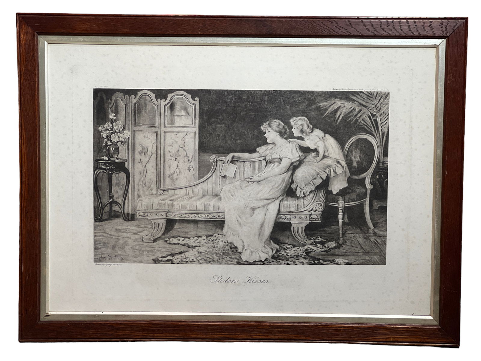 Print Sydney Muschamp Mother and Daughter: Print Sydney Muschamp Mother and DaughterH : 22 3/4 in ( 57.79 cm ) W : 30 1/2 in ( 77.47 cm )