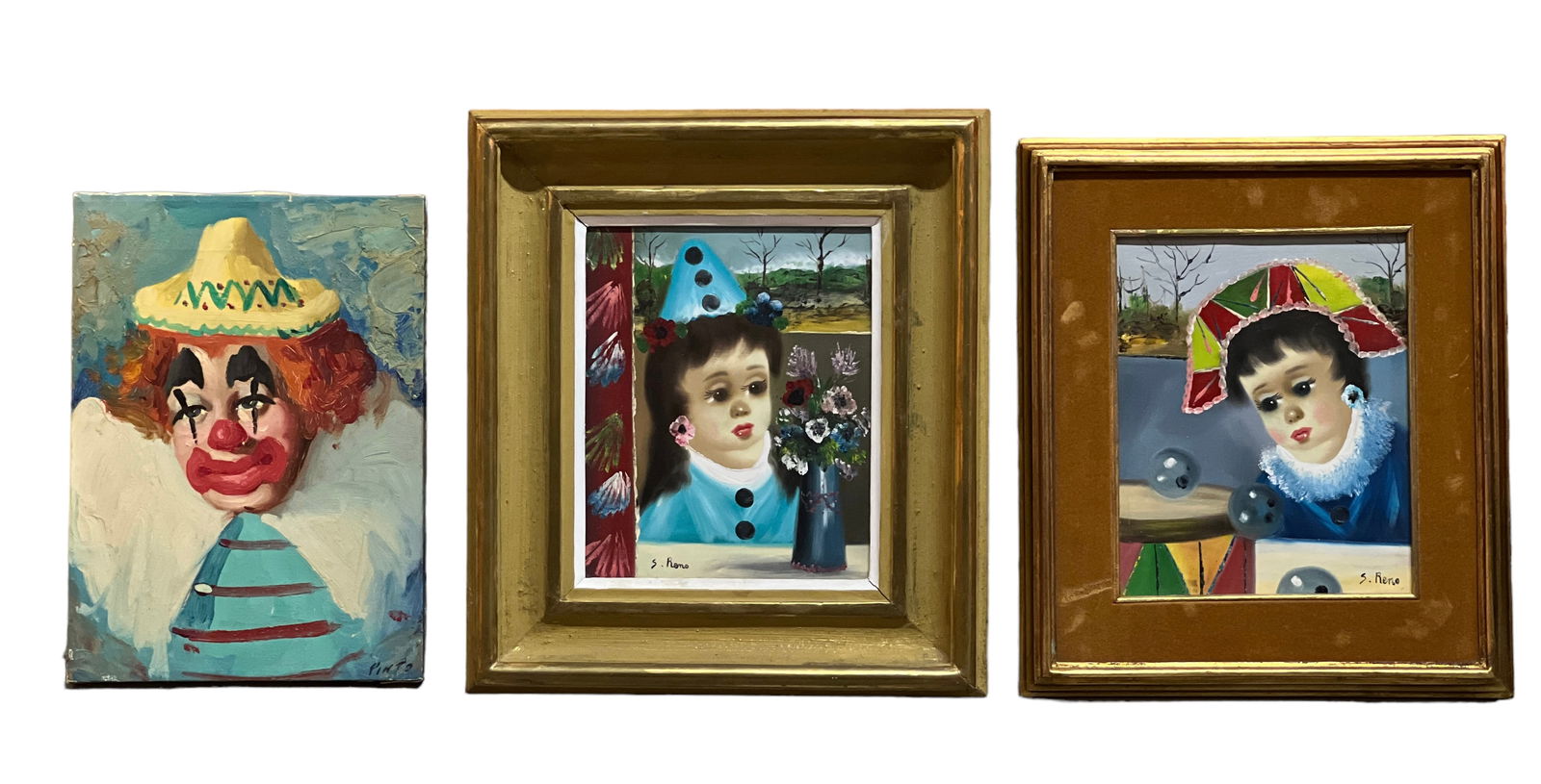 Three Framed Oil Painting Wall Art (1 of 5)