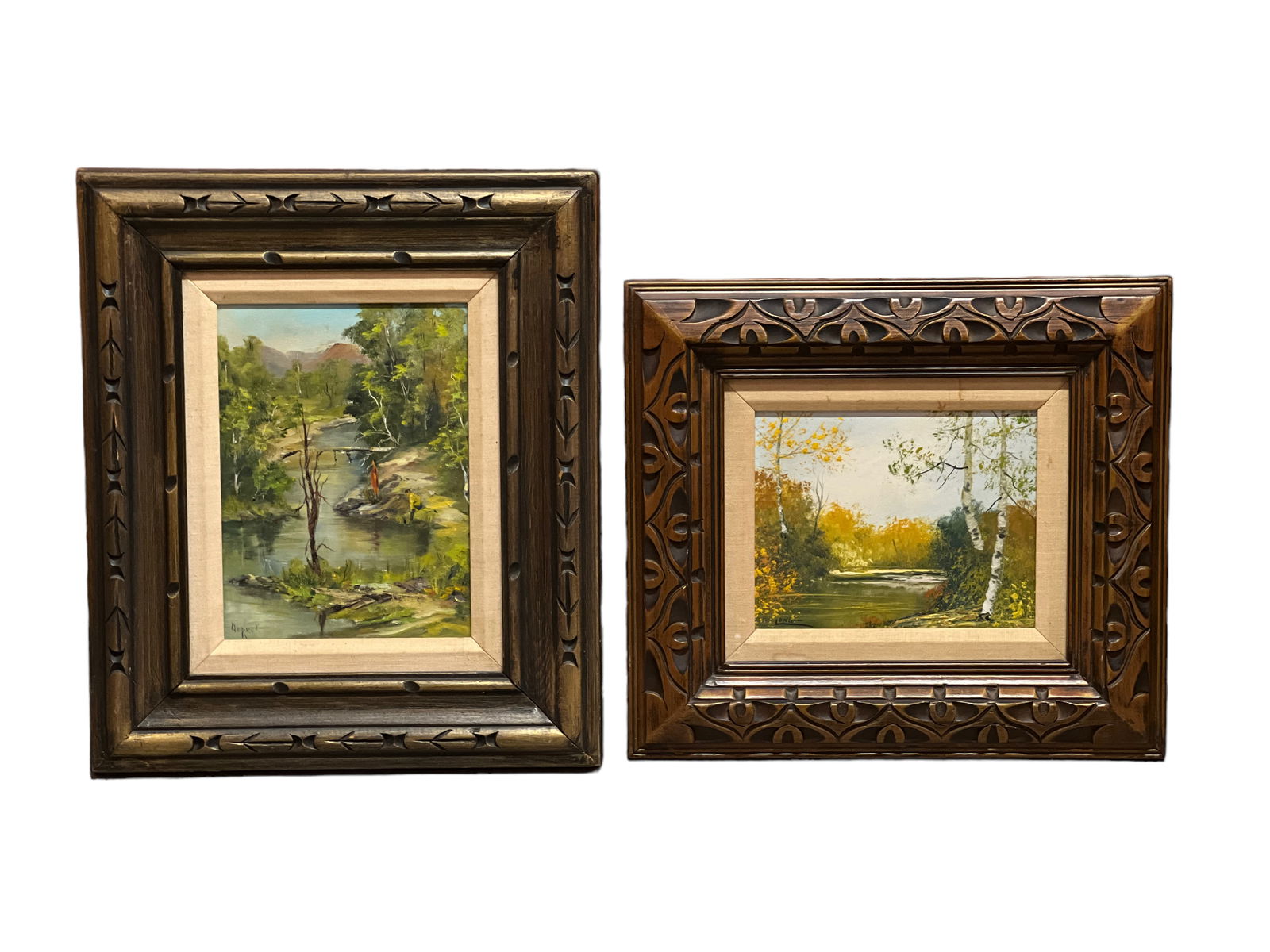Two Framed Oil Paintings (1 of 7)