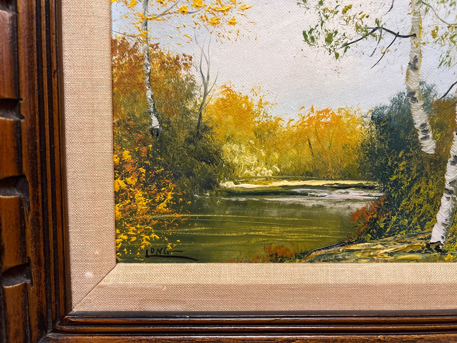Two Framed Oil Paintings - 6