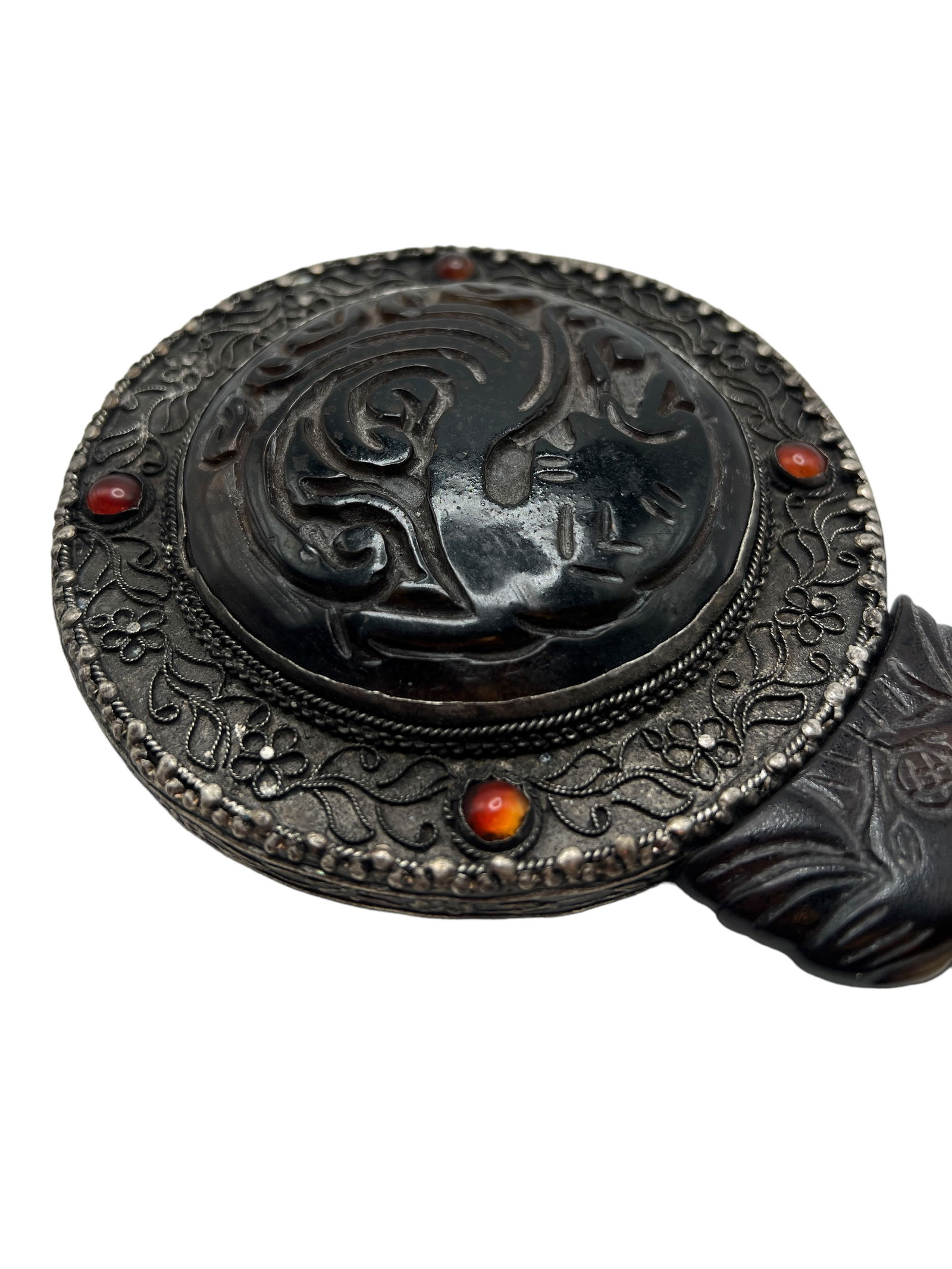 Hand Mirror Inlay Jewelry - 2