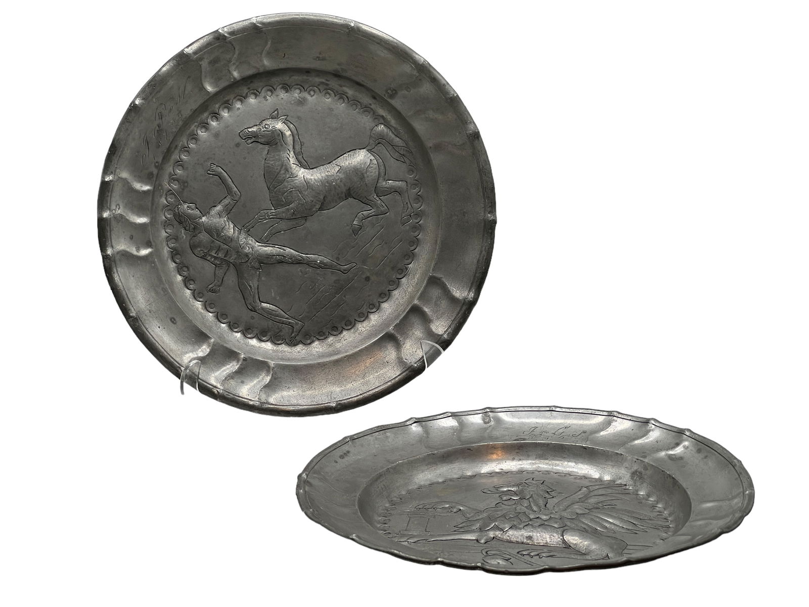 Two Pewter Dishes, 18th-19th Century (1 of 5)
