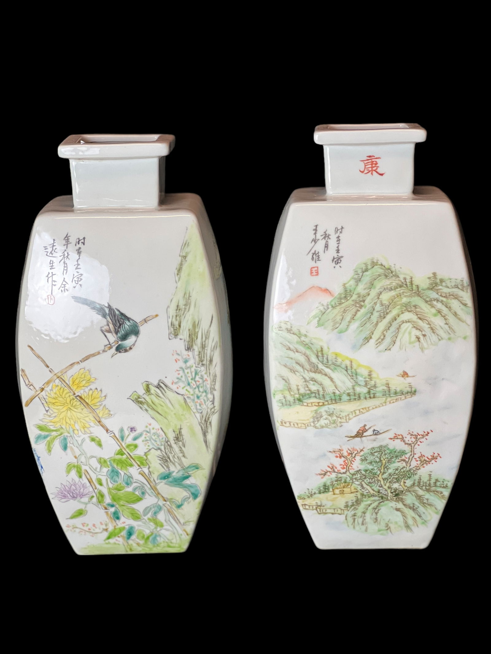 Pair Of Chinese QIANJIANG Glazed Vases, Late Qing (1 of 20)