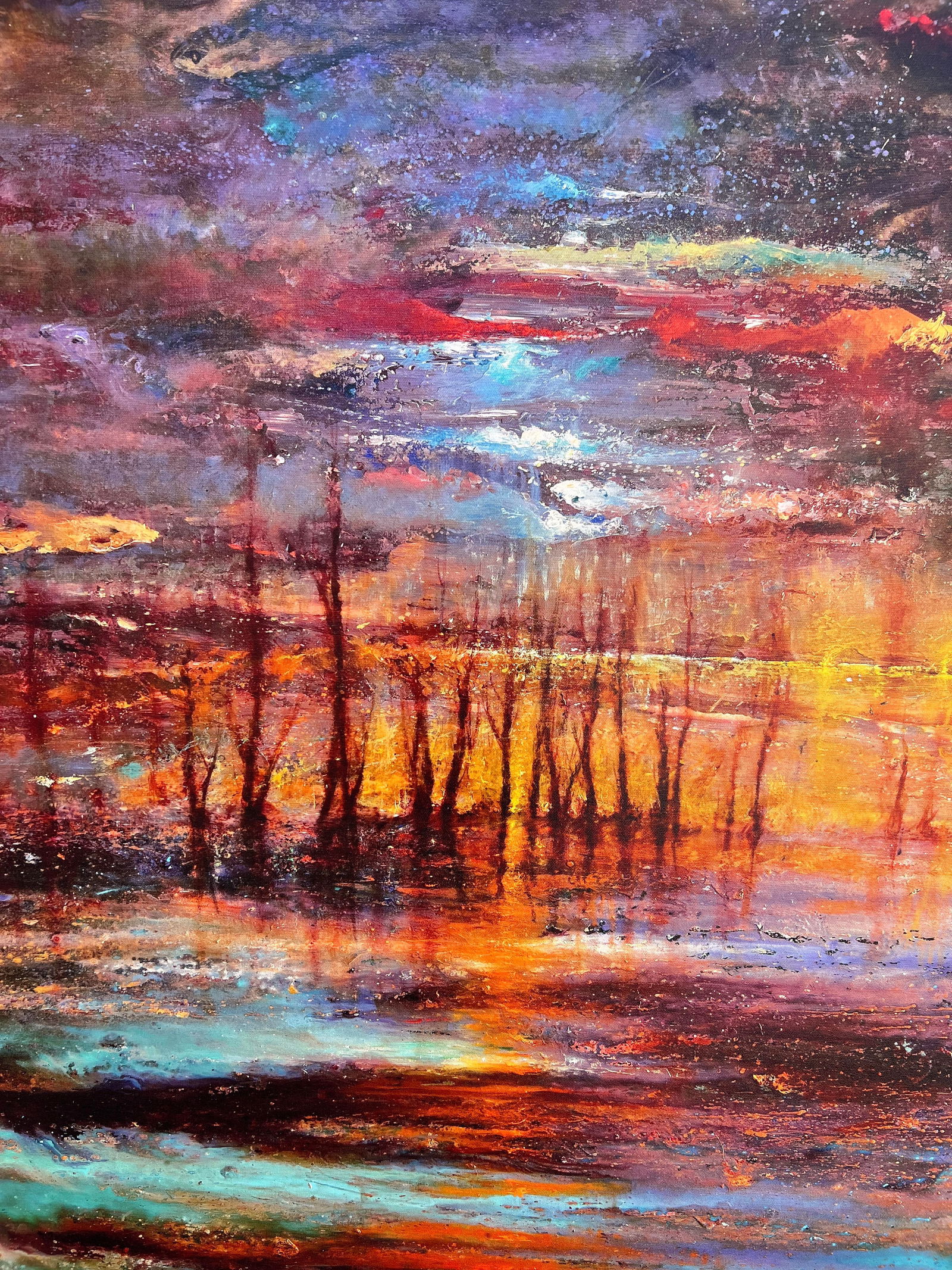 Oil on Canvas, Signed Campanile - 3