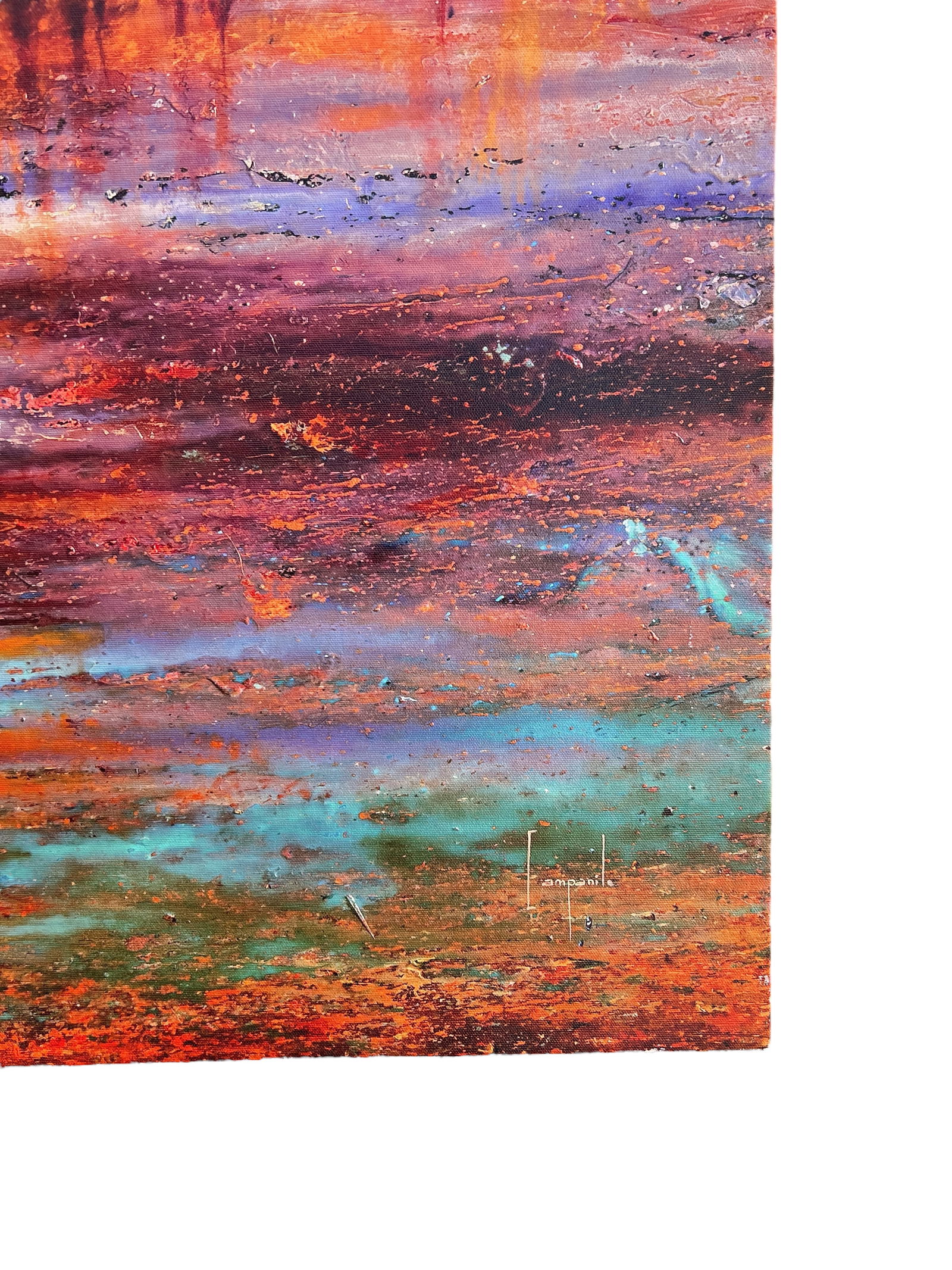 Oil on Canvas, Signed Campanile - 4