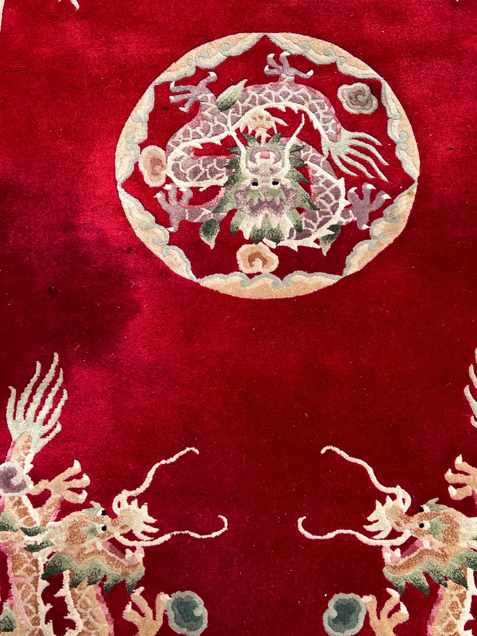 Handmade Red Rug Dragon - 3