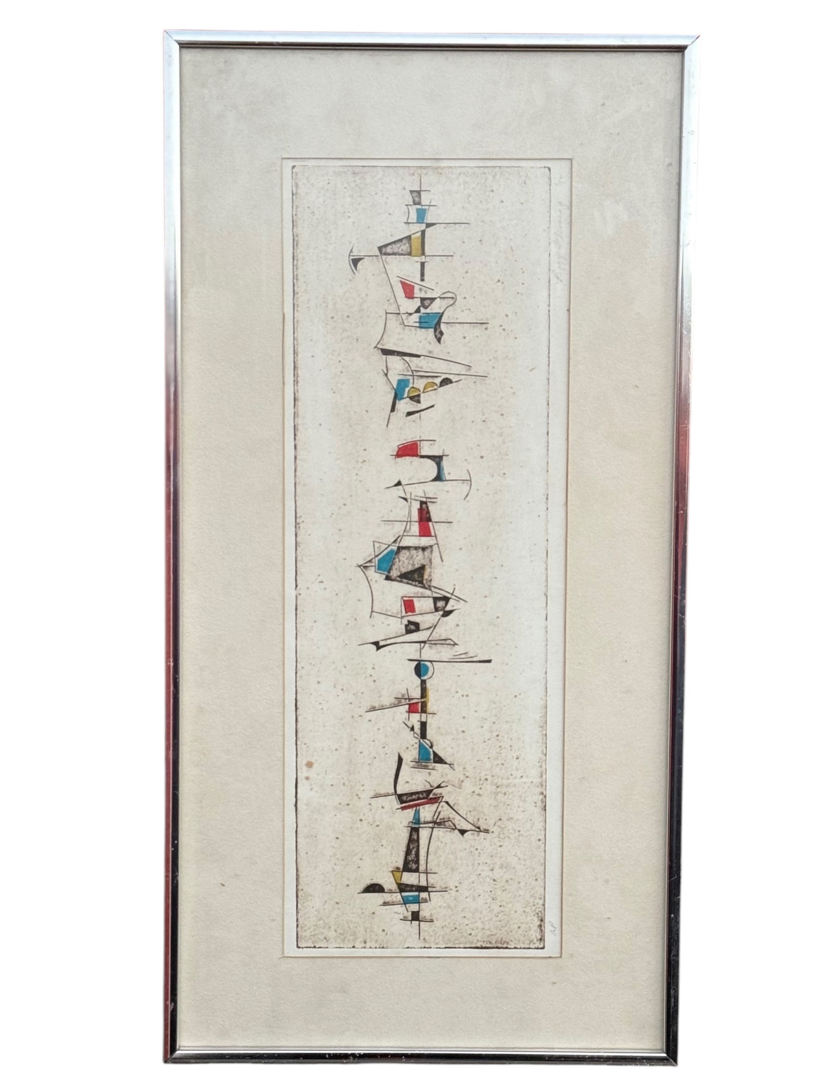 Framed Etching and engraving on Paper (1 of 1)