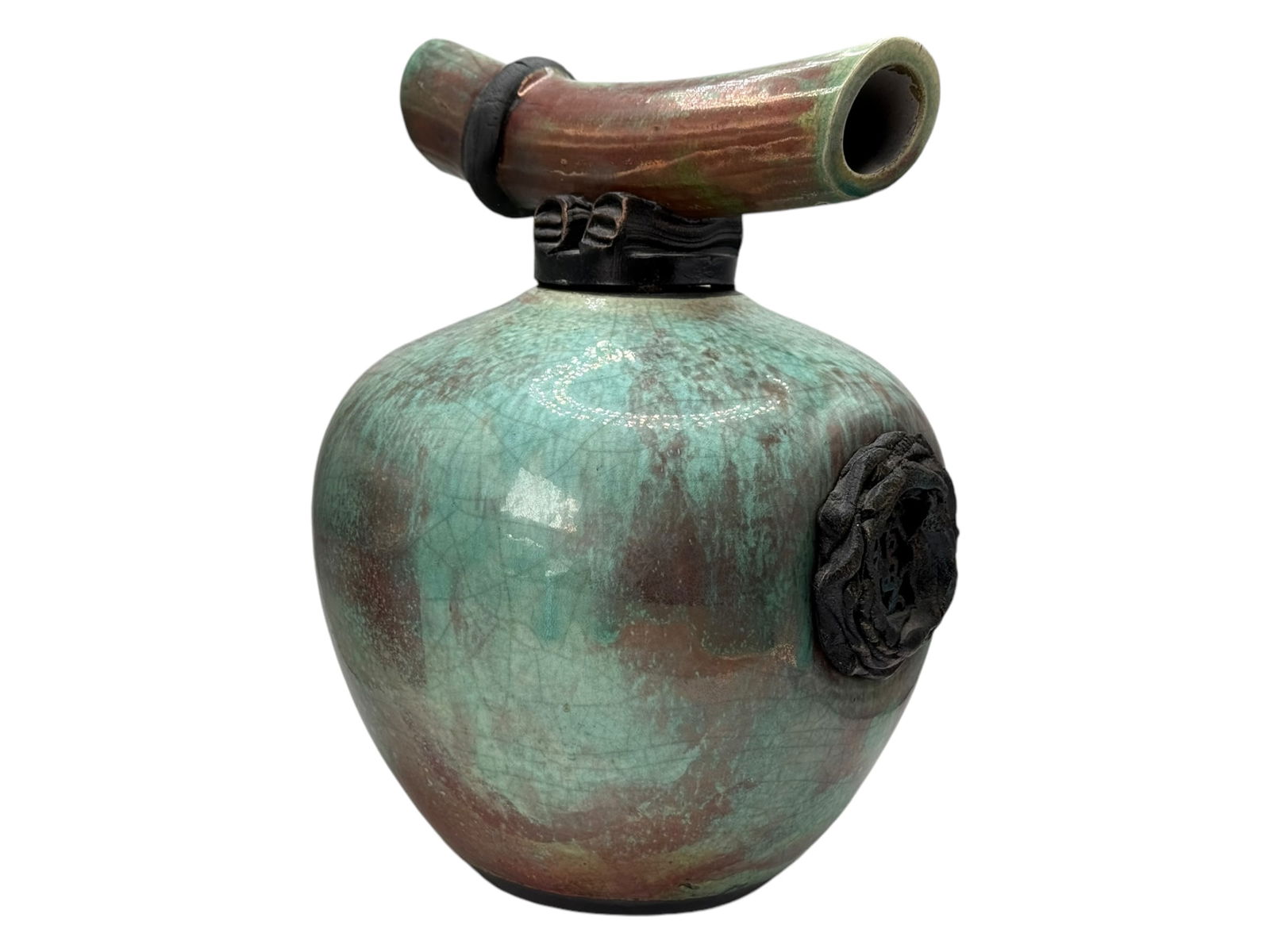 A Pottery Jar with Lid - 4